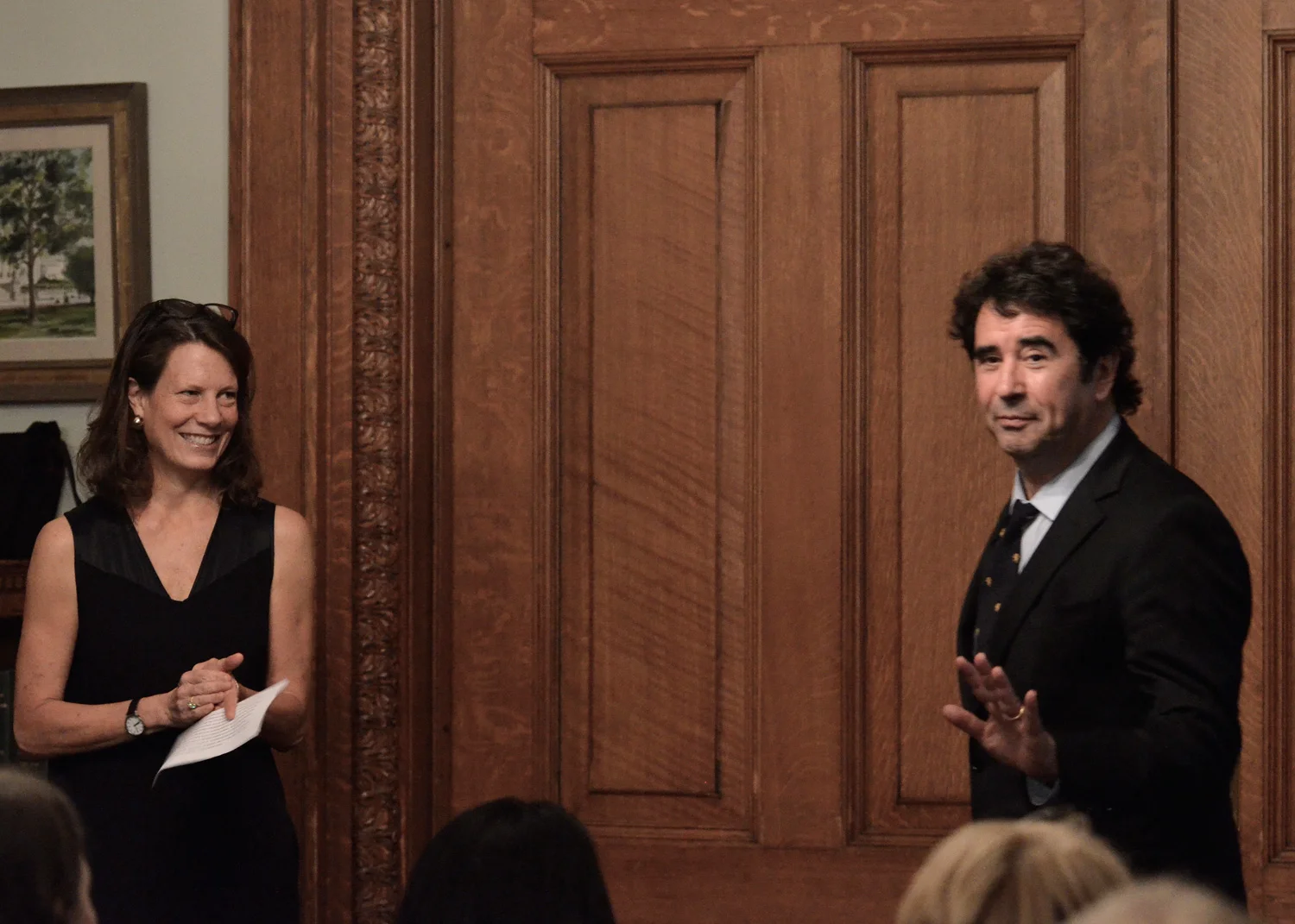 ISSP-NYC Founding Co-Chair Trisha Bauman and Green Sports Alliance Co-Founder & President Allen Hershkowitz, PhD