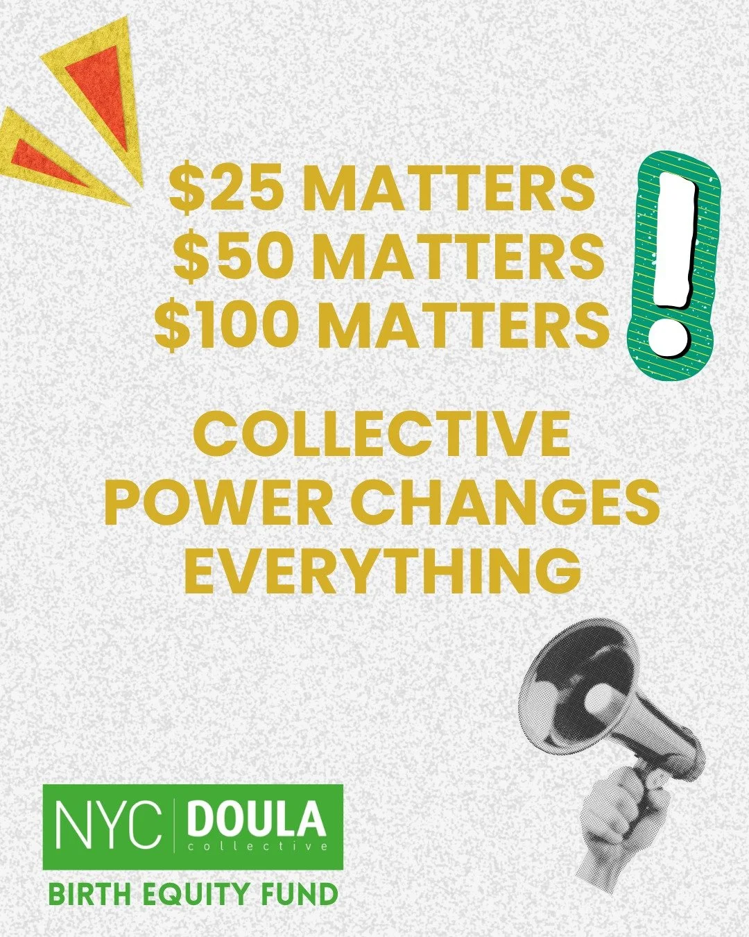 Your $50 matters. Your $100 matters. Your $25 matters.
This isn't about wealthy donors writing big checks (though if you can, please do!).
This is about 500 people giving $100. Or 1,000 people giving $50. This is about collective power.
Every single 