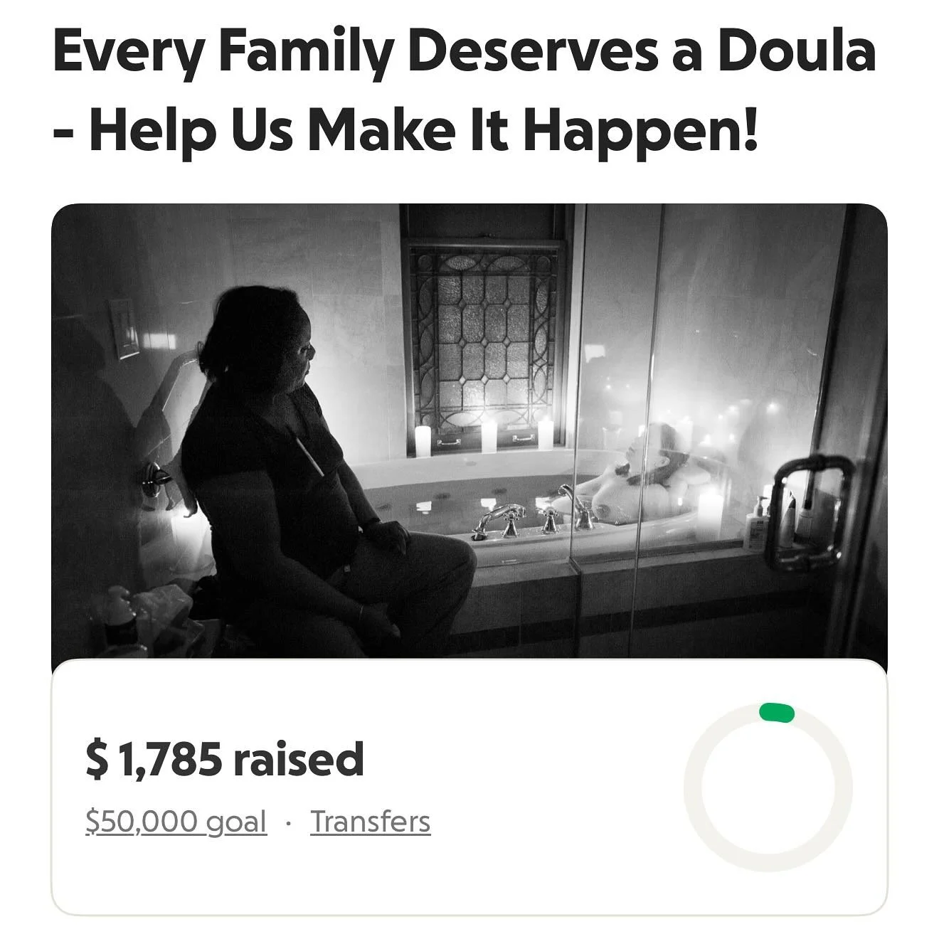 We are so grateful for the support of our community, friends and family. We are grateful there are people in the world who recognize the impact of doula support on a family&rsquo;s experience of bringing life into the world. And we are grateful that 
