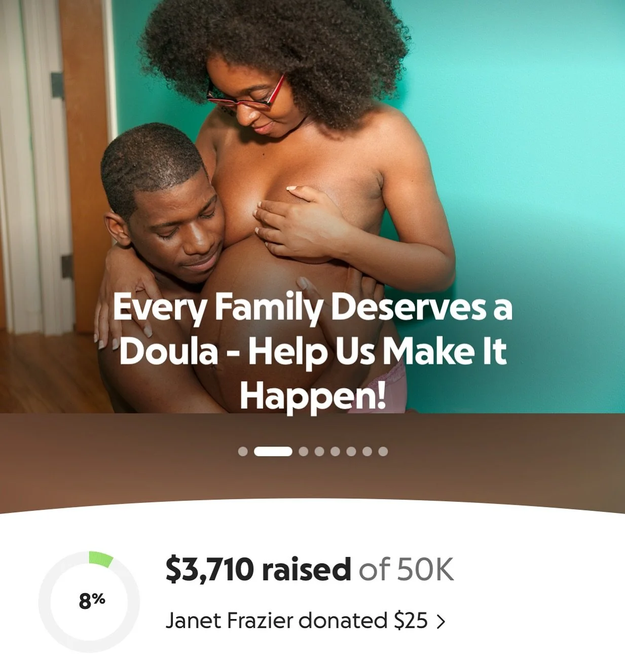 It takes a village&hellip; and we are grateful for ours! Thank you to everyone who has been sharing, donating and speaking out on this important cause. Let&rsquo;s continue making a difference for our community today! 
.
.
.
#gofundme #doulafund #com