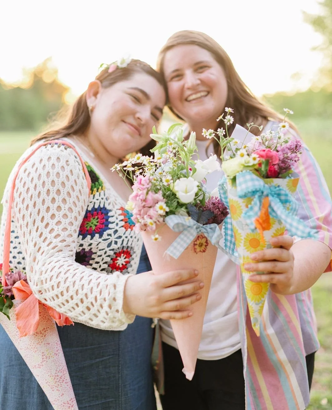 Nothing says &ldquo;best day ever&rdquo; like wildflowers and warm light. An ice cream cone full of them helps, too! 🍦🌼💕⁠
⁠
Photographer: @laurencarrollphotography⁠
⁠
bright blooms, new orleans florist, new orleans events, corporate florals, luxur