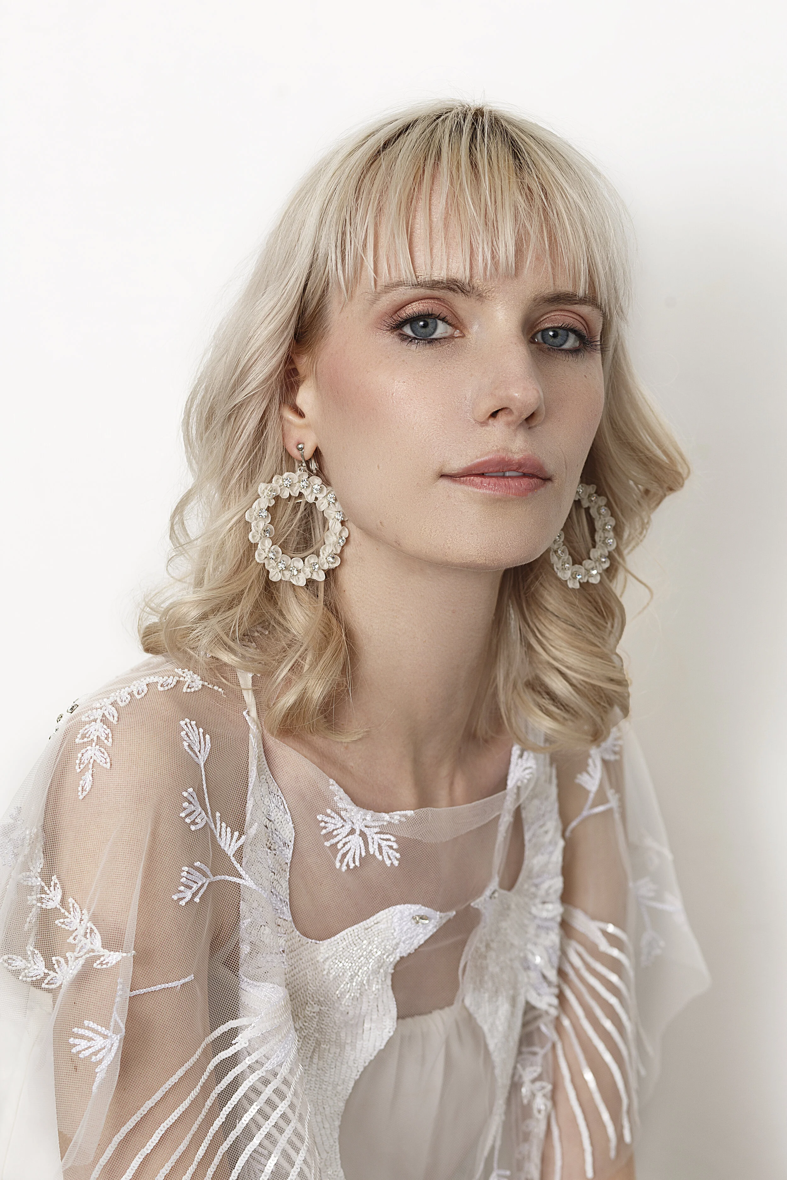 Trillium Hoop Earrings