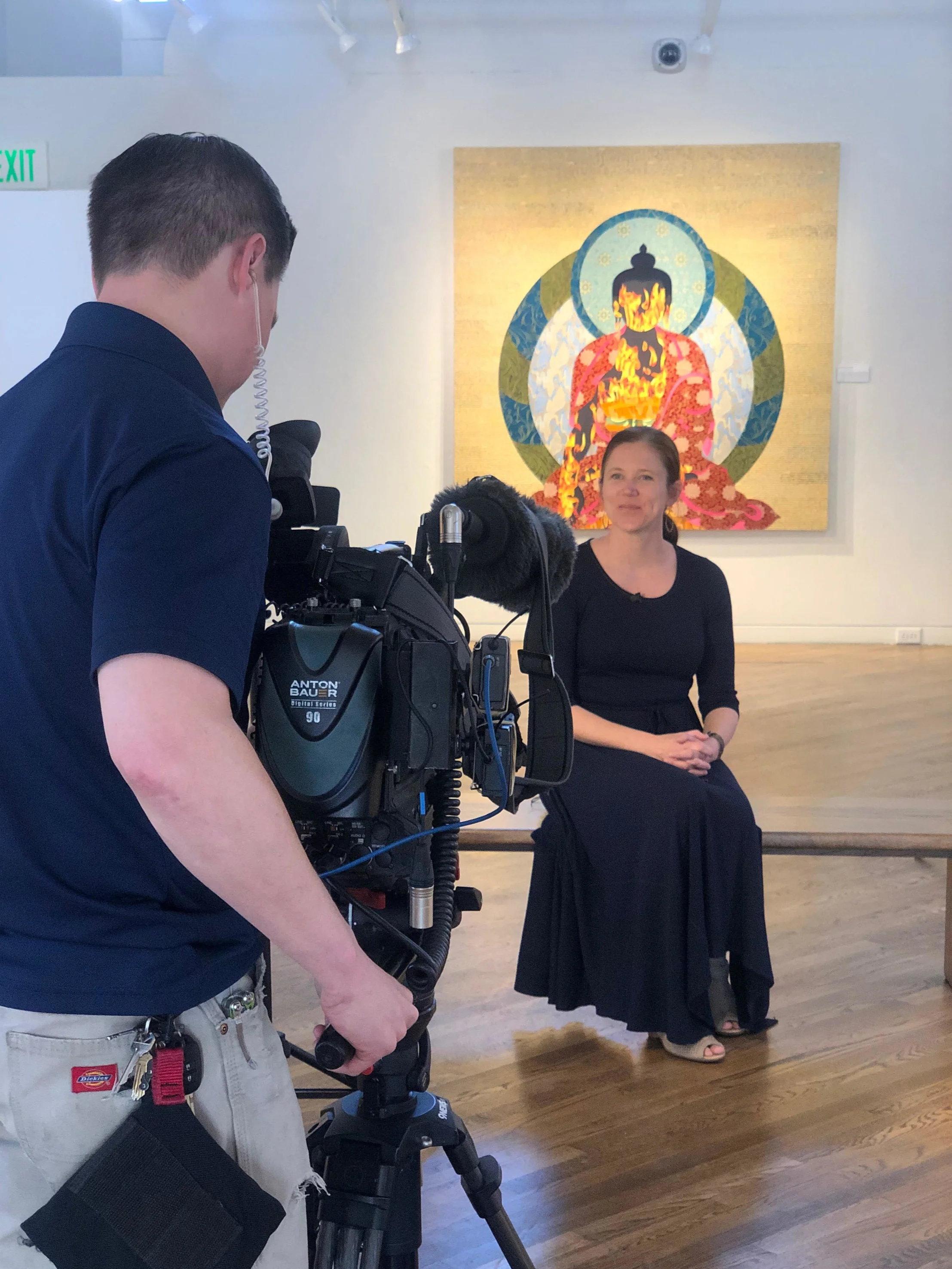 9News story on Tenzing Rigdol exhibition