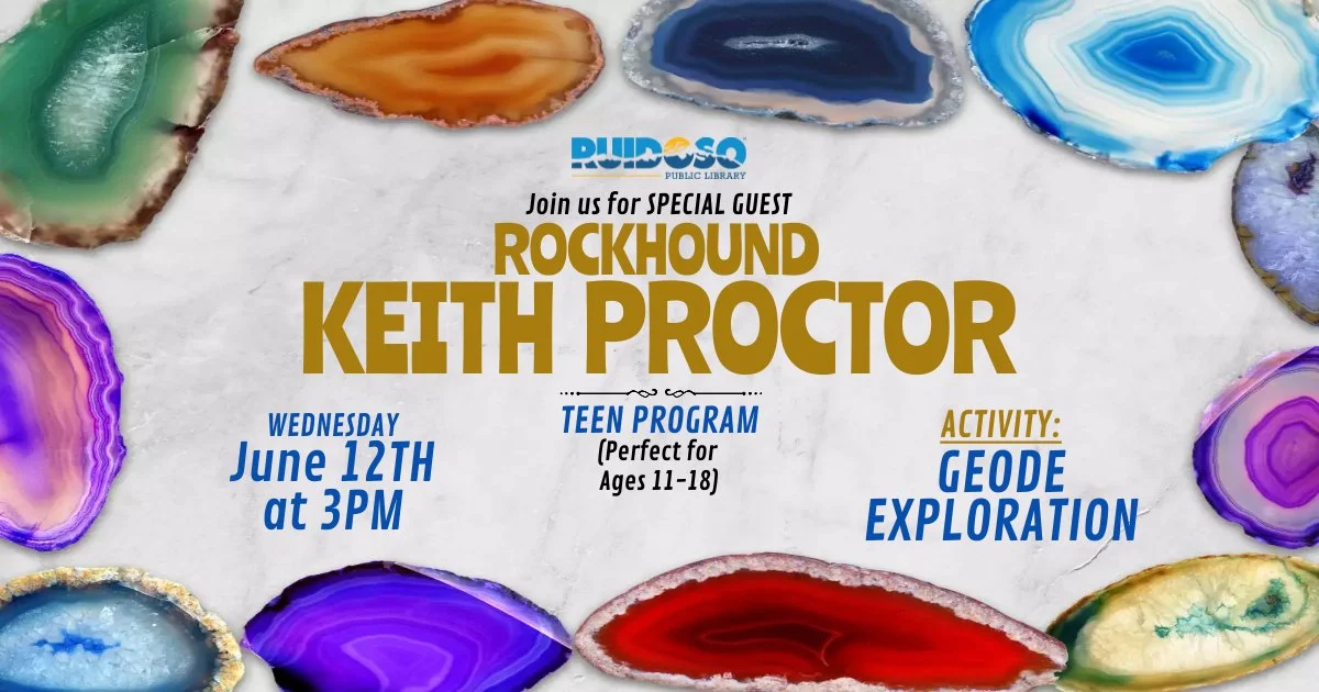TEEN PROGRAM with Rockhound Keith Proctor