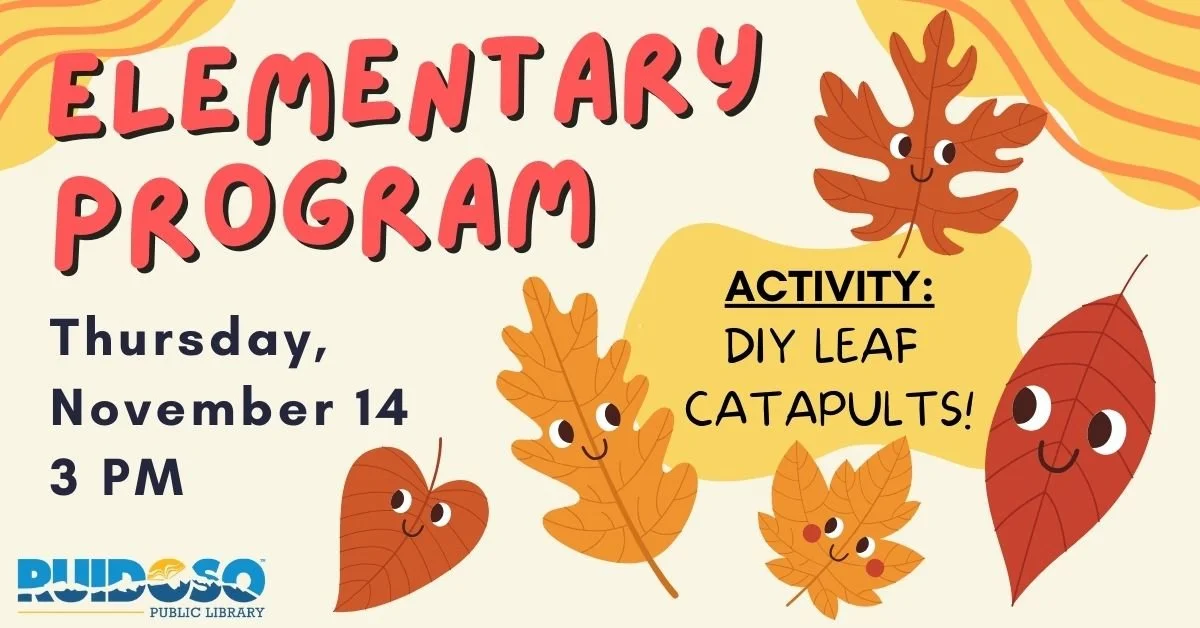 Fall Elementary Program Activity: DIY Leaf Catapults