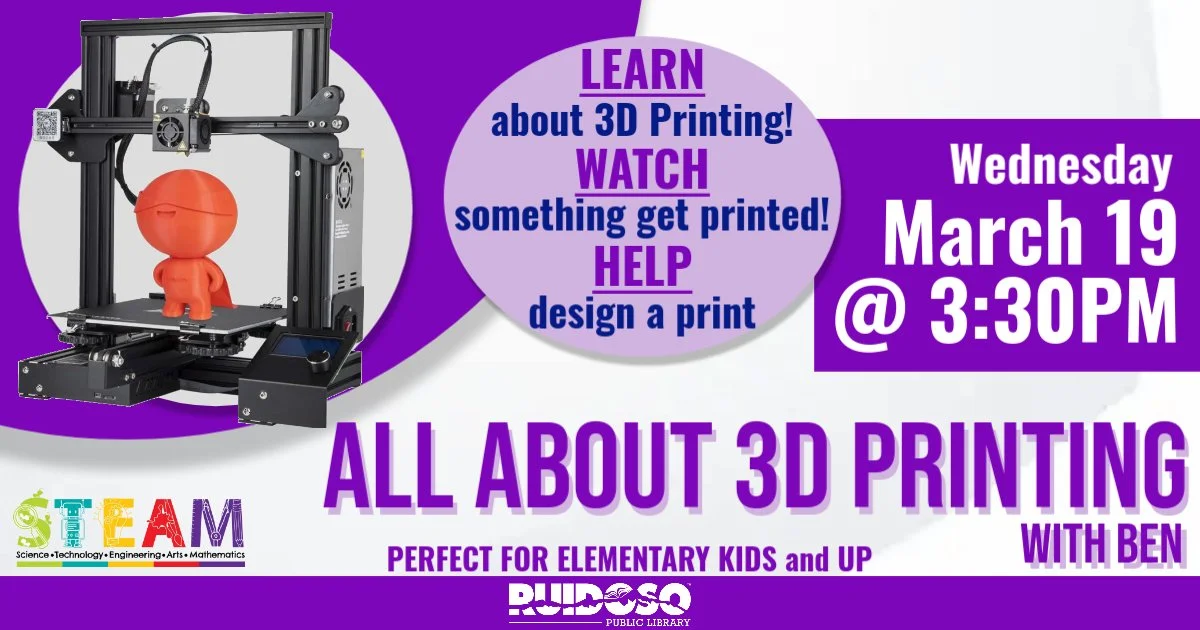 Elementary Program: 3D Printing
