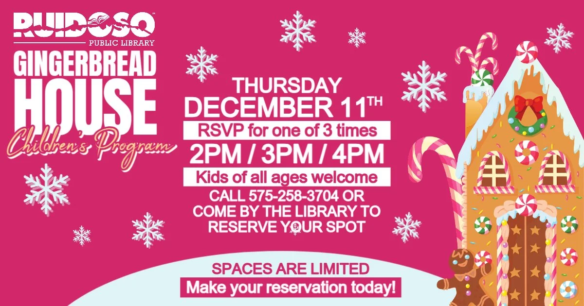 Children’s Program: Gingerbread House 