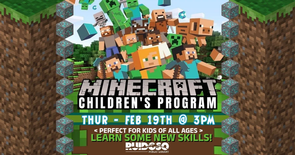 Children’s Program: Minecraft