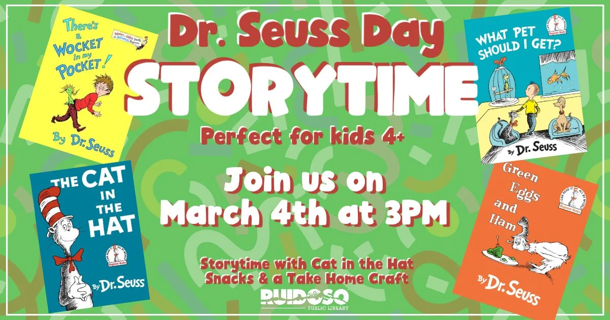 Dr. Seuss Birthday Celebration Storytime