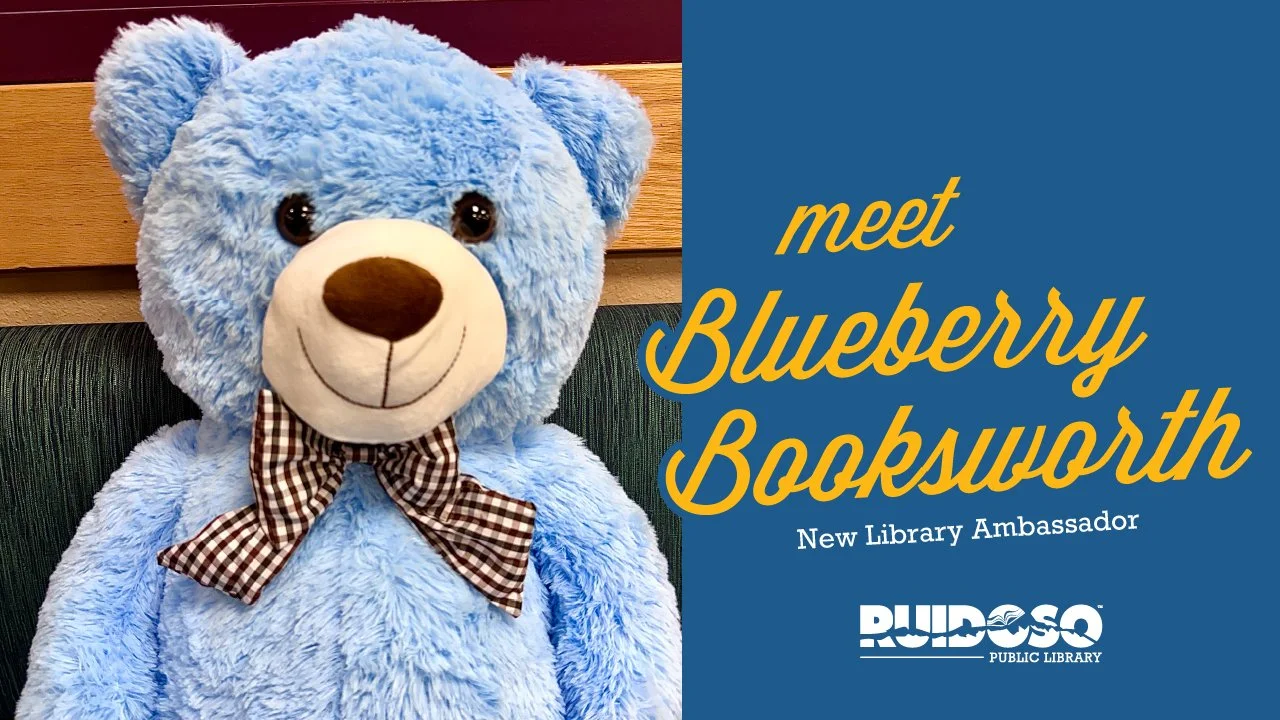 Meet Blueberry Booksworth: Ruidoso Public Library’s Bear Ambassador