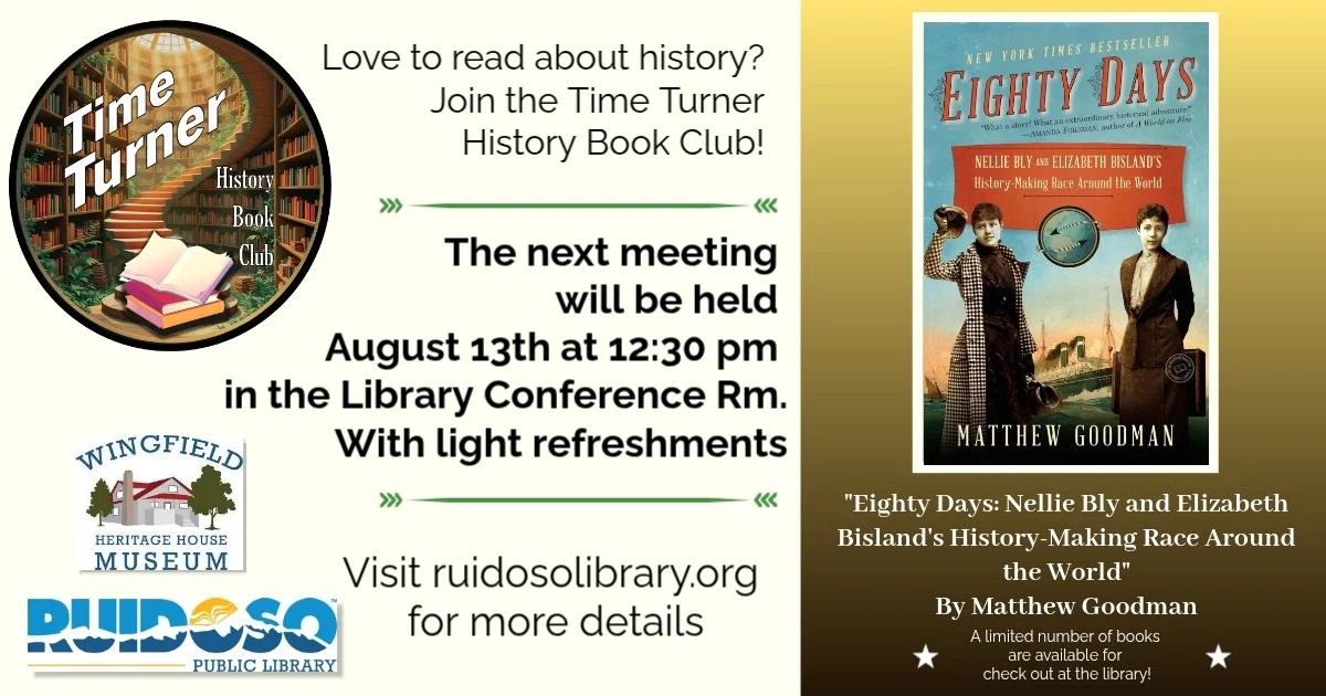 Time Turner History Book Club – August Meeting 
