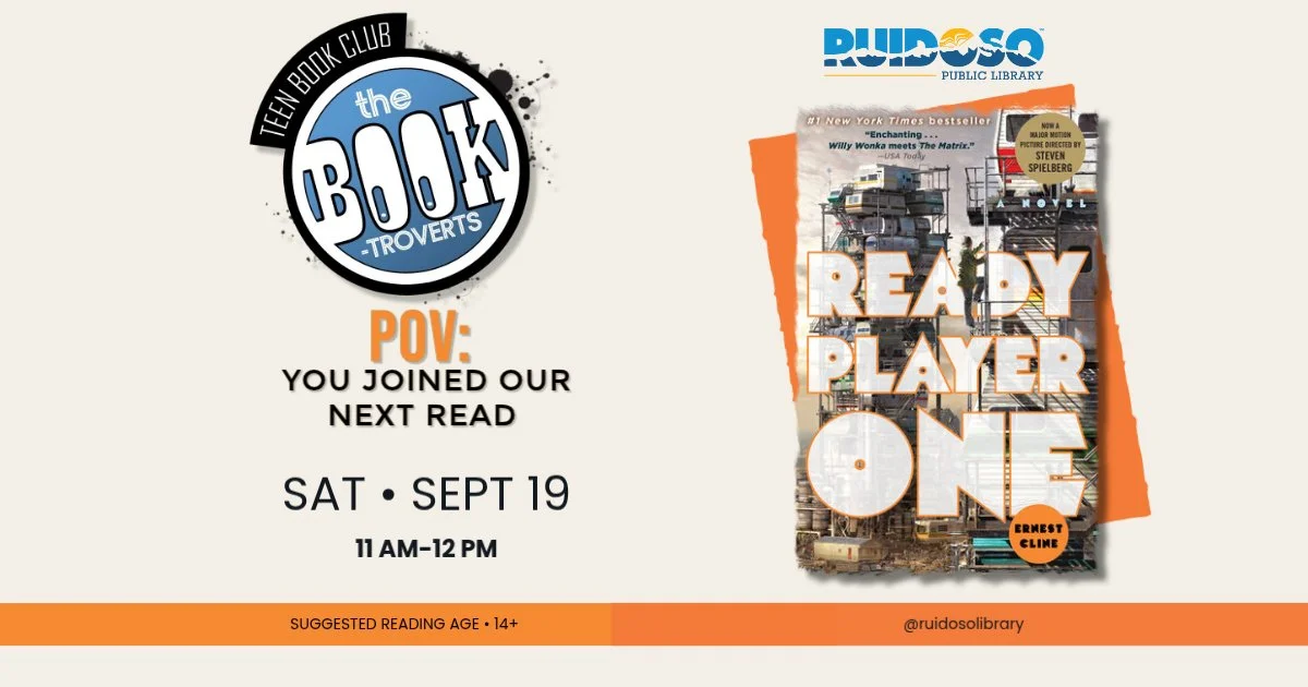 Book-troverts Teen Book Club: Ready Player One
