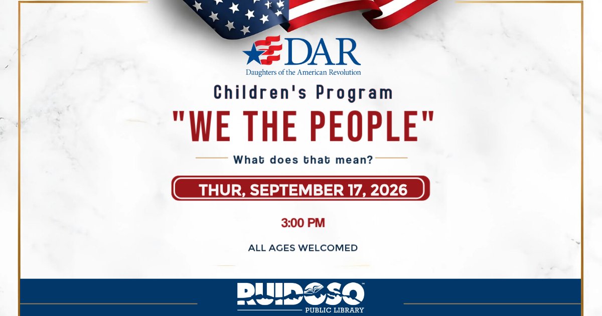 DAR Constitution Day: “We the People” Children’s Program