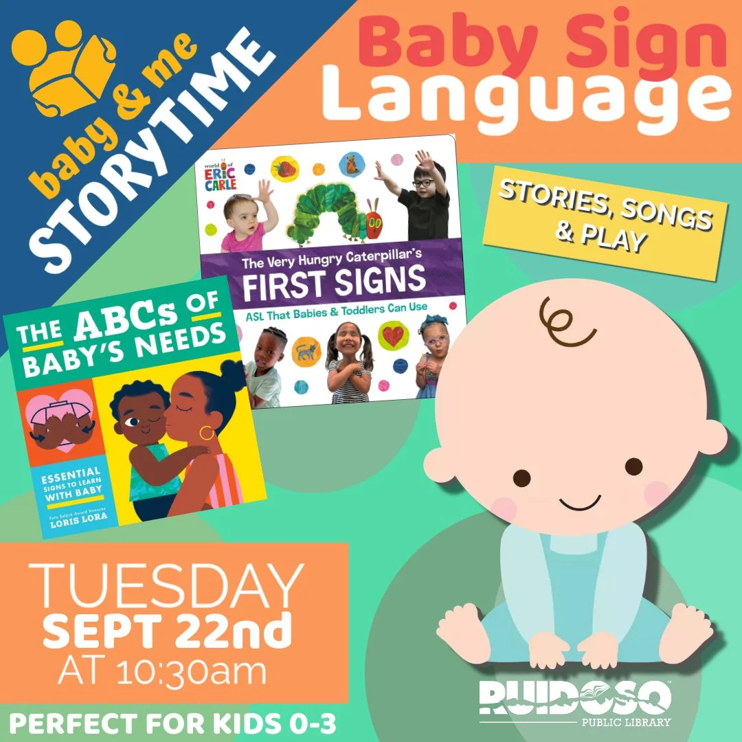 Get ready for another Baby and Me Storytime 