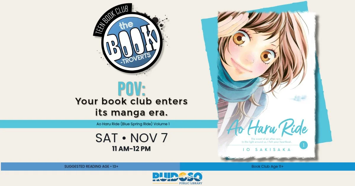Teen Book Club: Ao Haru Ride (Blue Spring Ride), Volume 1 
