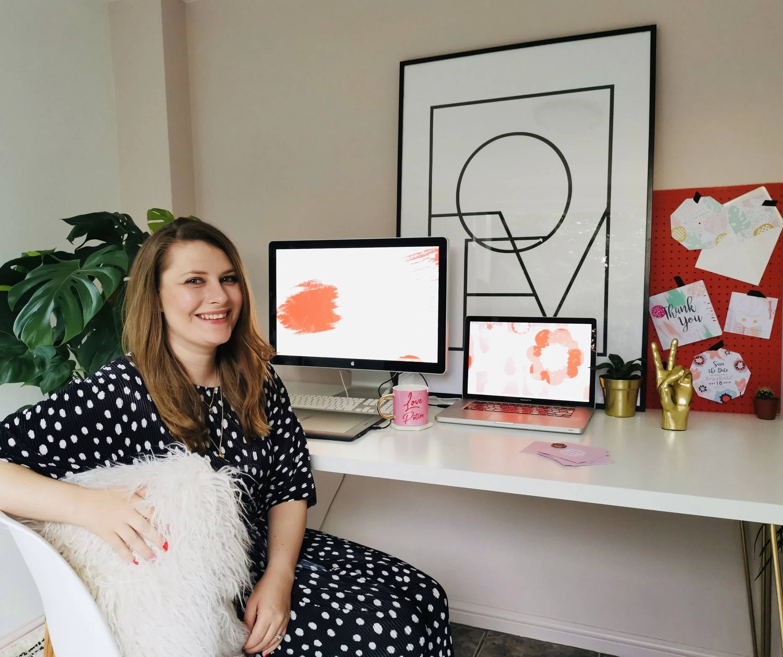 Thats me Victoria sat in my little studio in letchworth Garden City