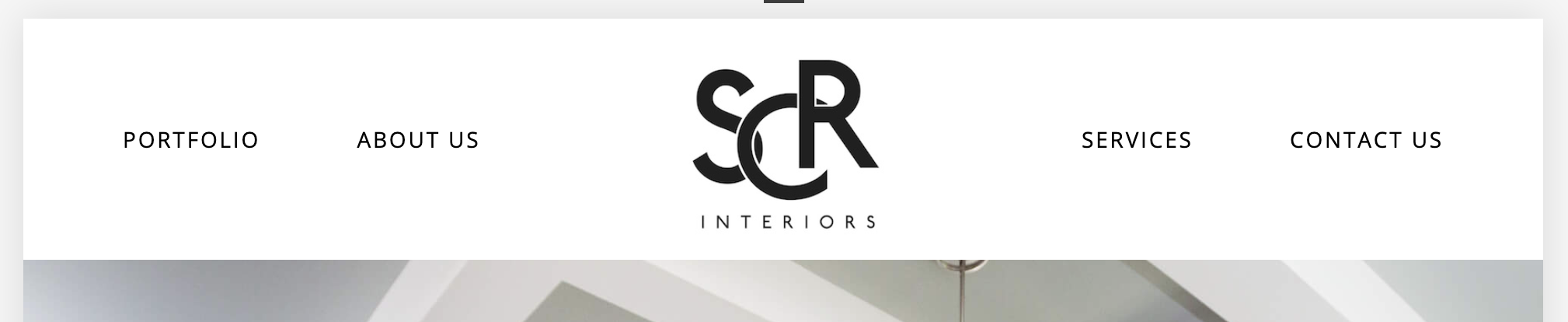 Centered logo on Brine family Squarespace template with Primary and Secondary navigation