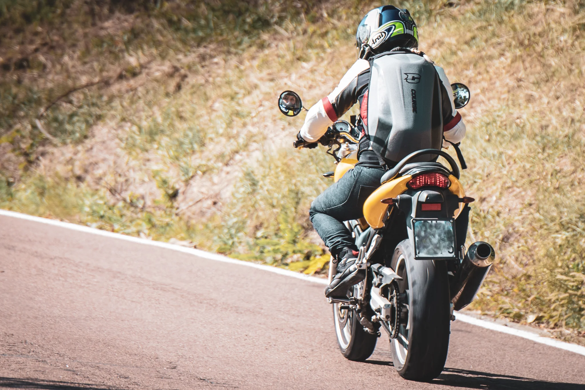 course motorcycle backpack