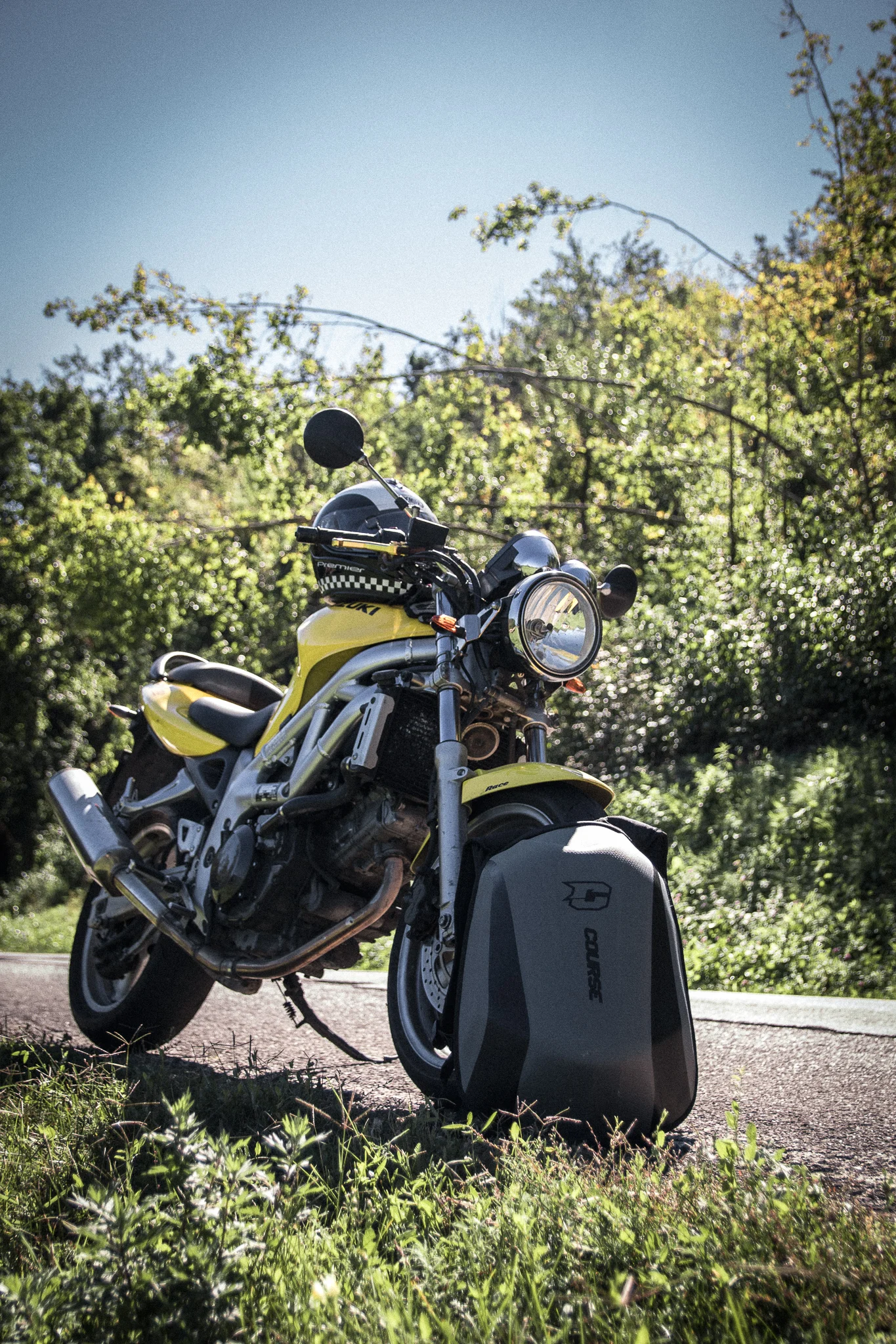 course motorcycle backpack