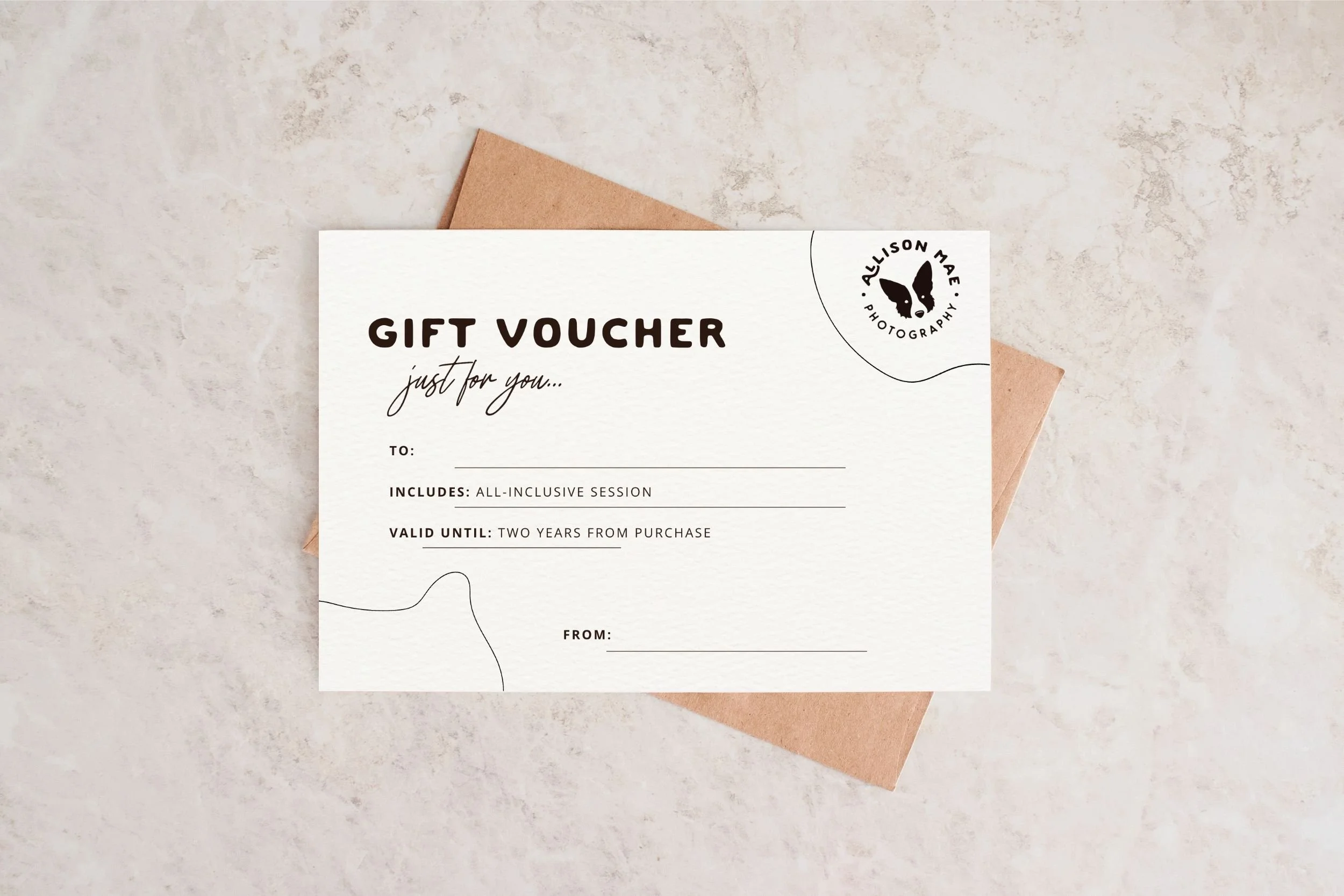 All-Inclusive Session Gift Certificate