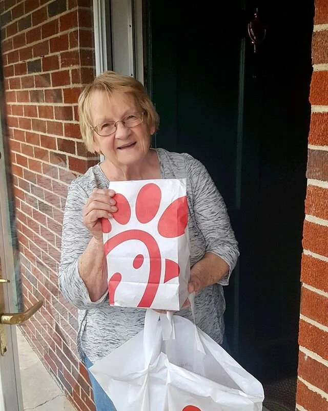 We had the pleasure of delivering some meals yesterday and &ldquo;mama Jean&rdquo; was one of the first ones on the list&hearts;️ Thank you all for tagging and commenting. We aren&rsquo;t done yet‼️ Please let us know by commenting below who you thin