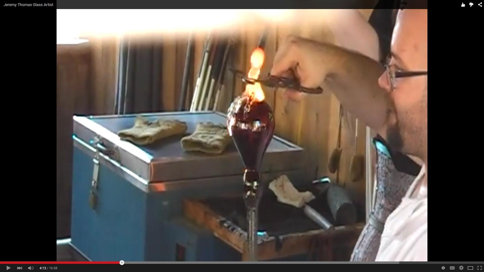 Jeremy making one of his signature “Claw Goblets”