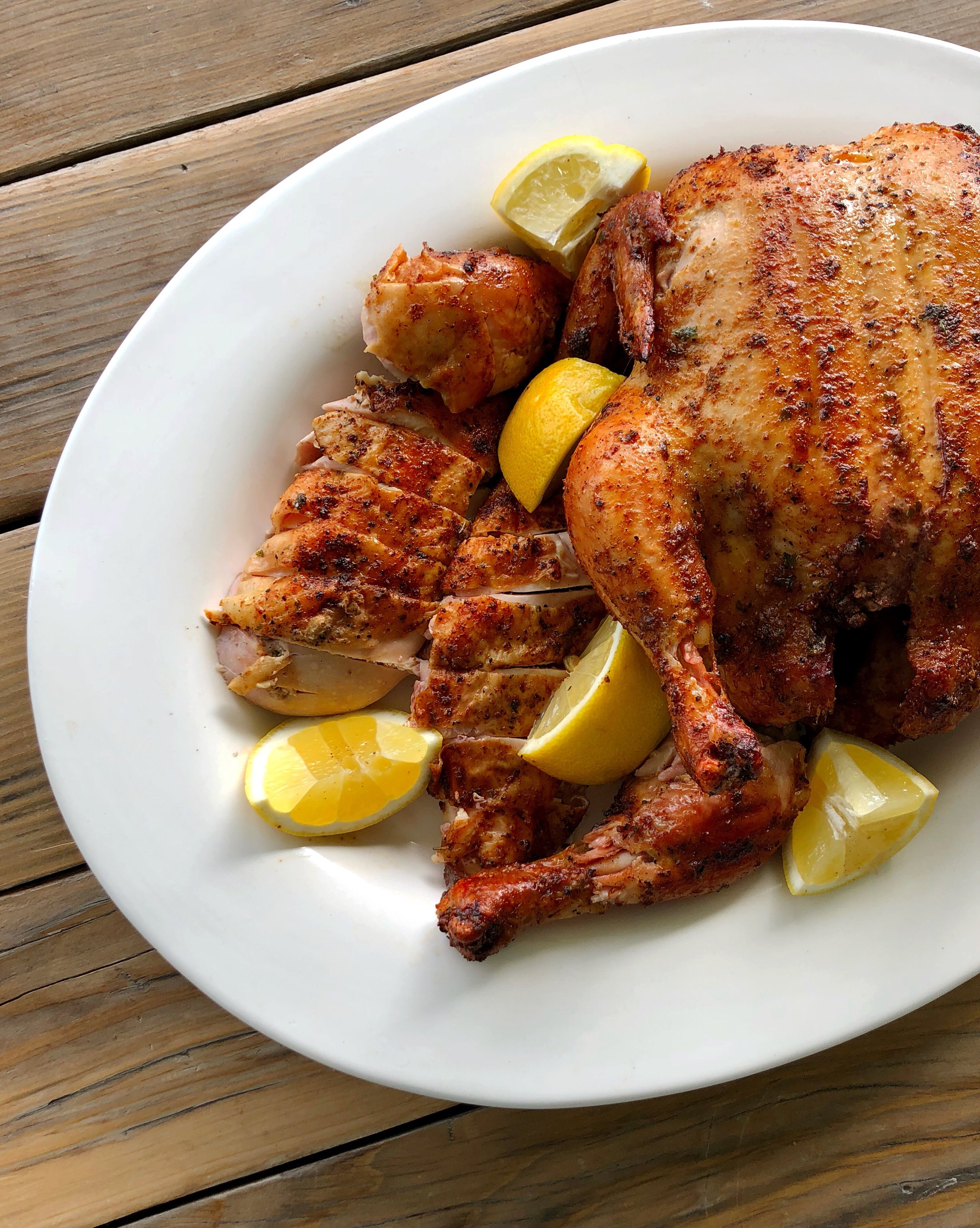 Whole Chicken on the Barbecue