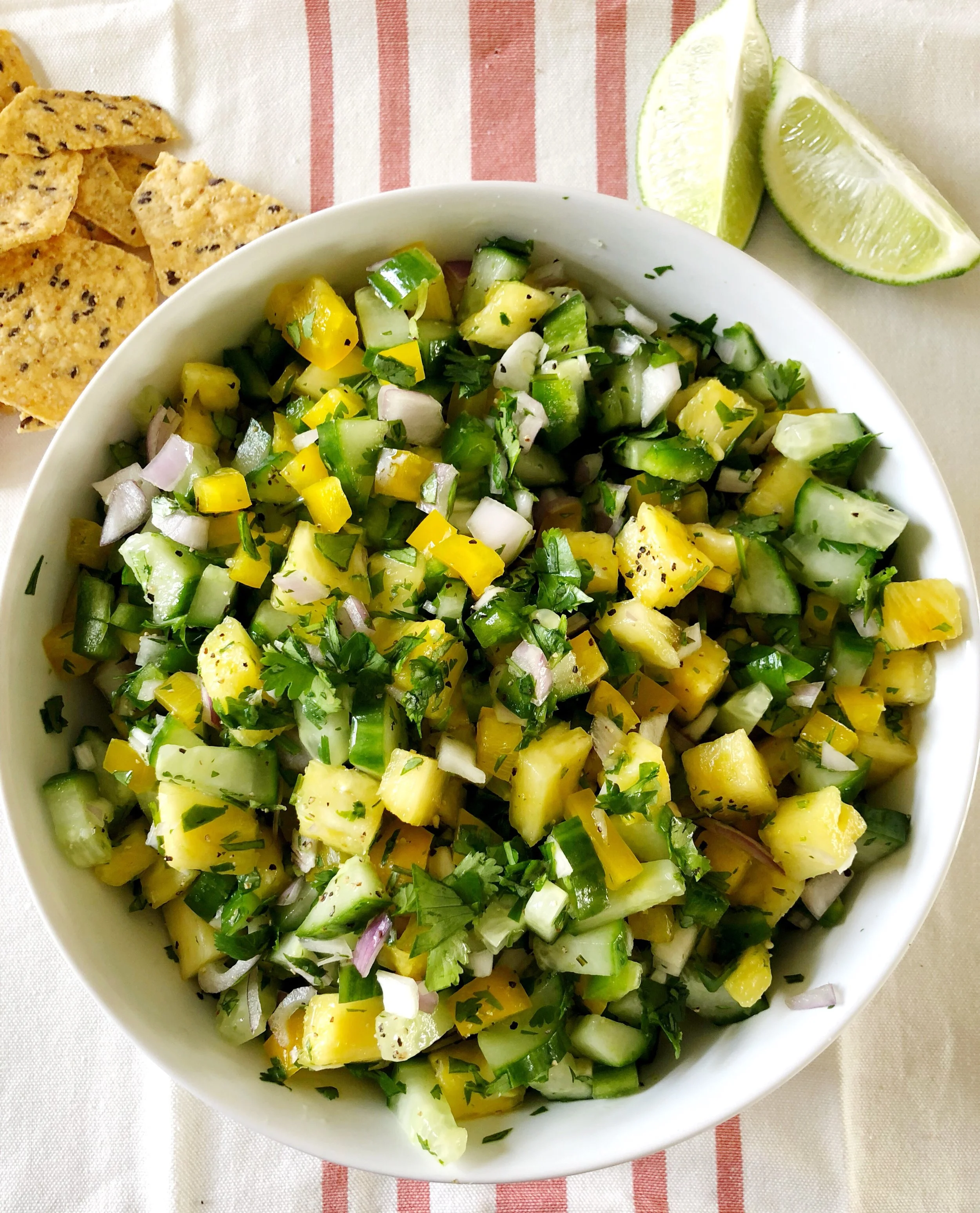 Pineapple Cucumber Salsa