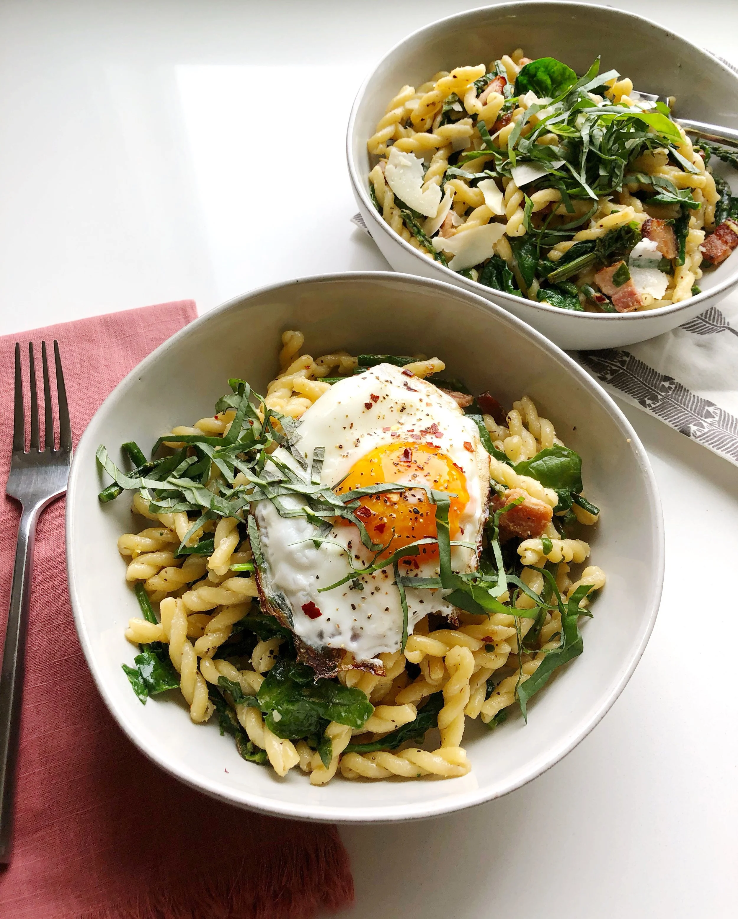 Asparagus Carbonara