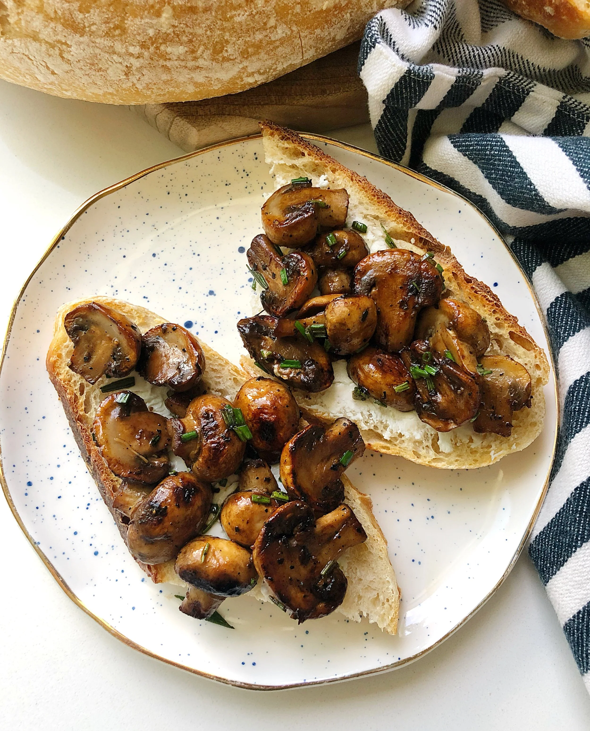 Balsamic Mushroom Tartine