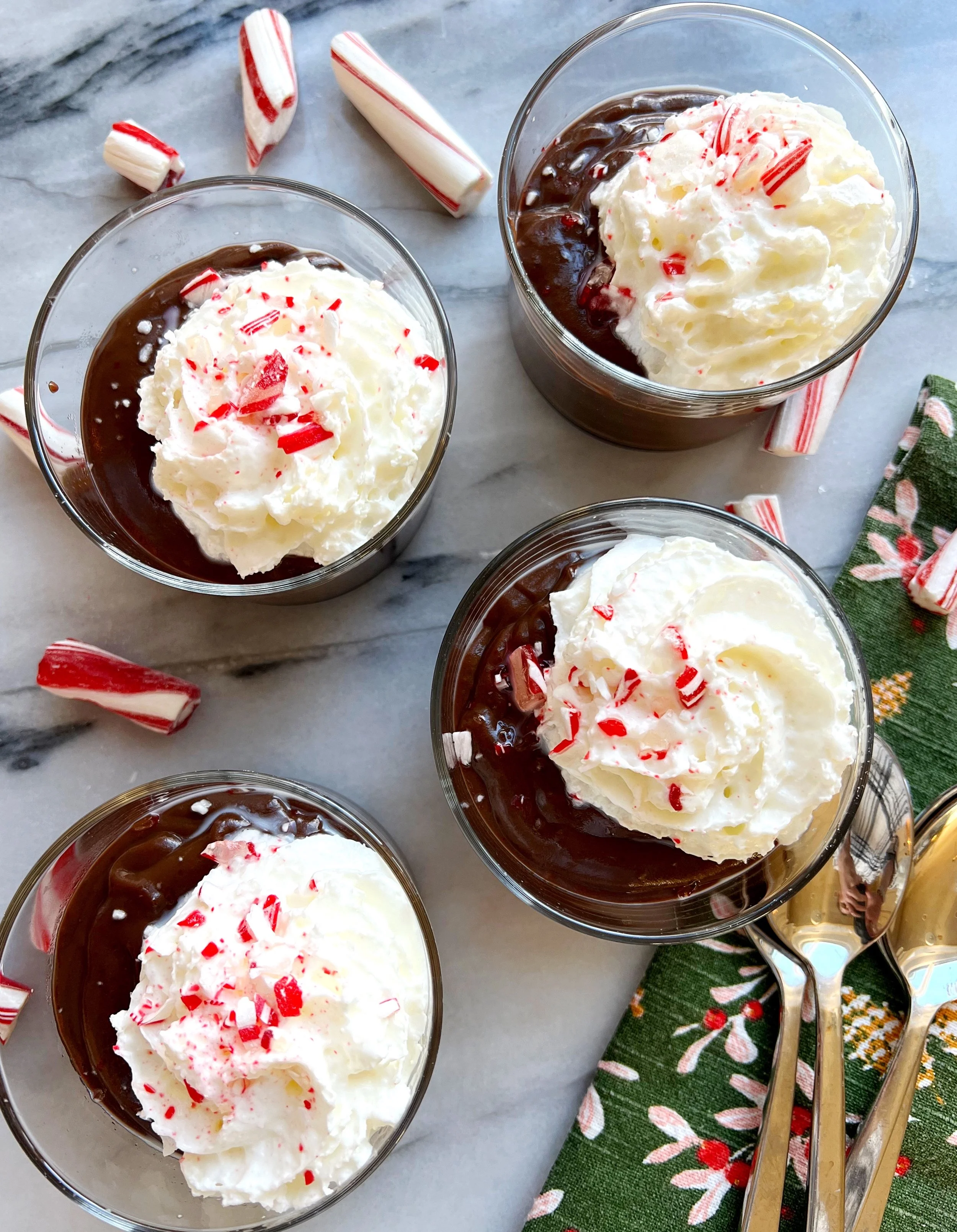 Peppermint Mocha Pudding