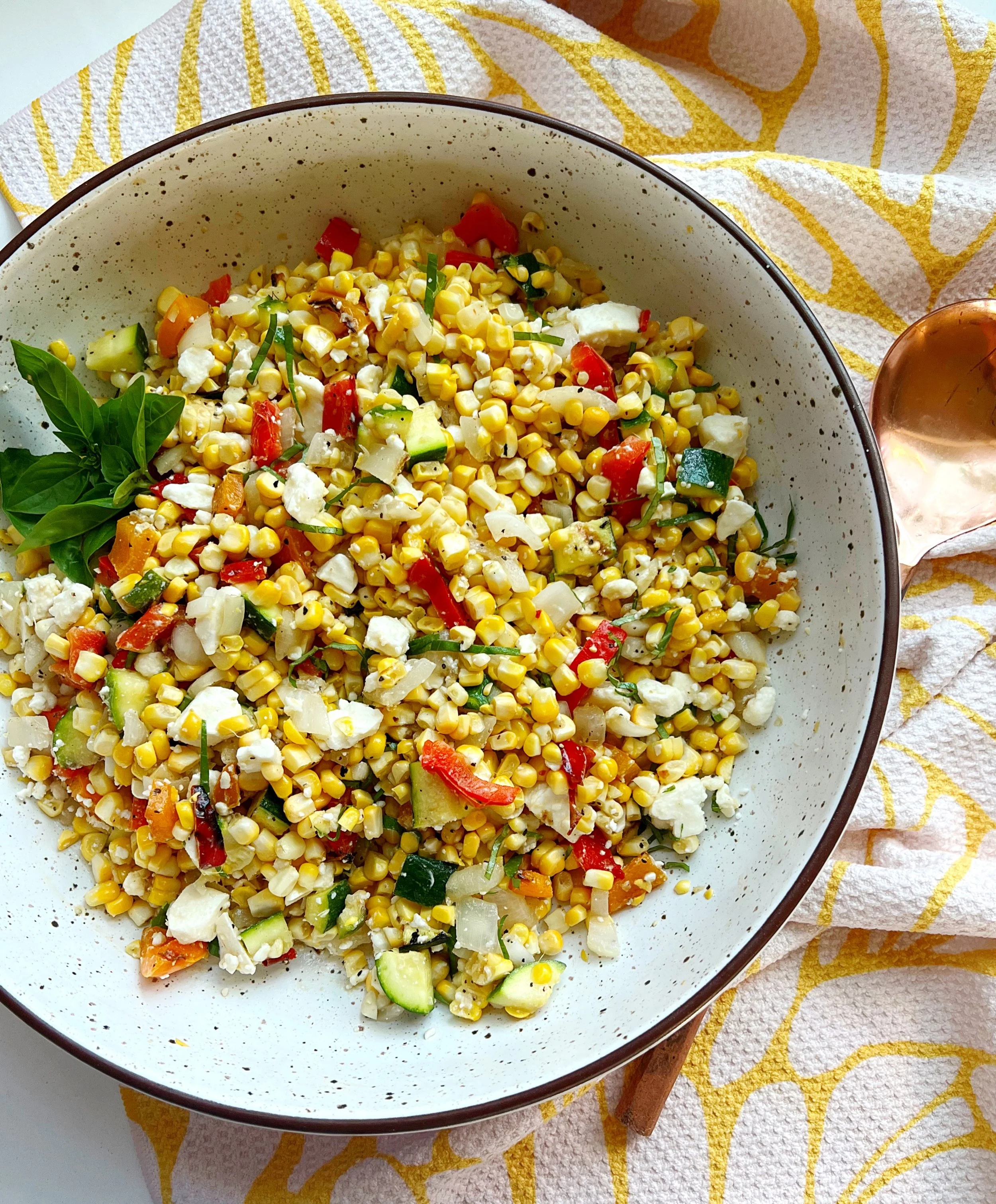 Summer Grilled Corn Salad