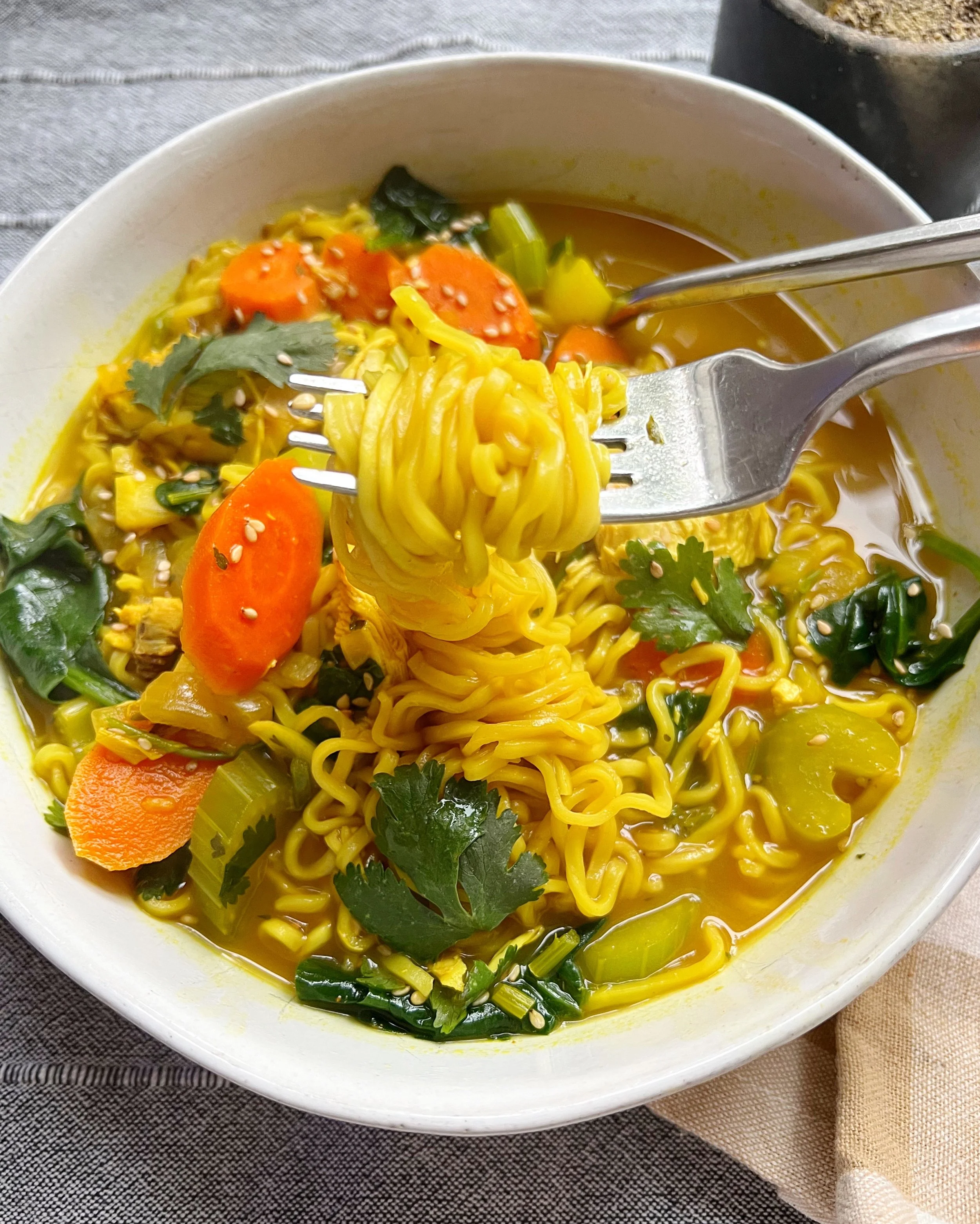 Golden Chicken Noodle Soup