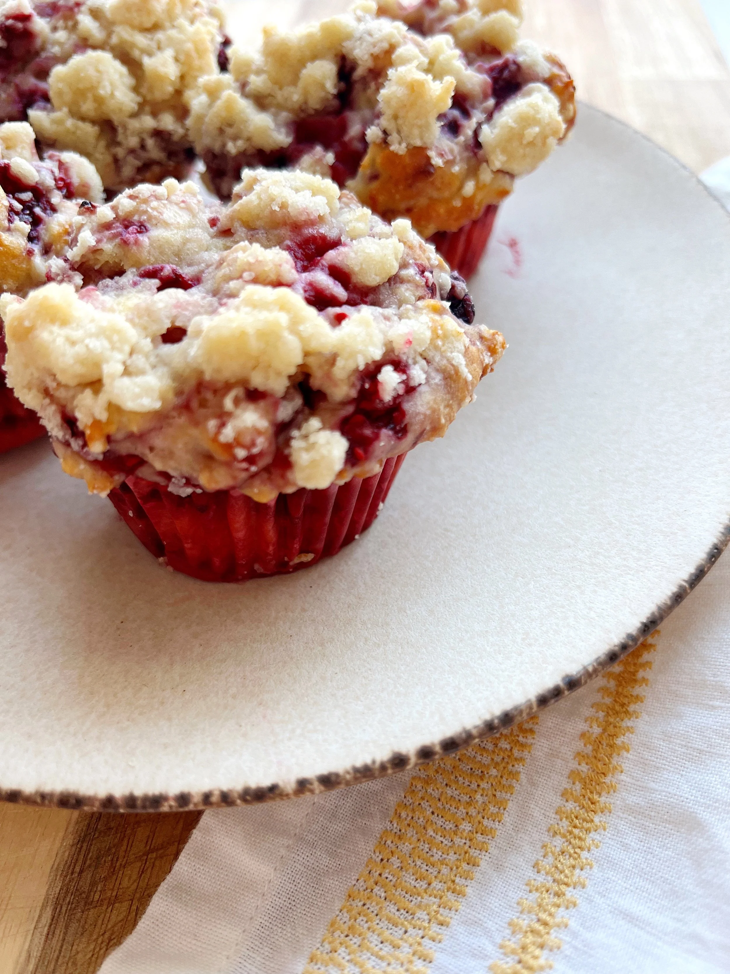 Raspberry Streusel Muffins