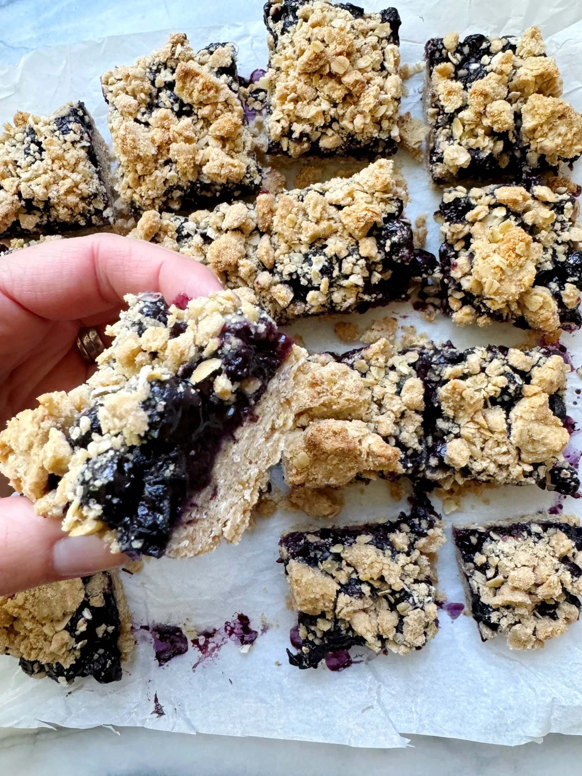 Peanut Butter and Jelly Oat Bars