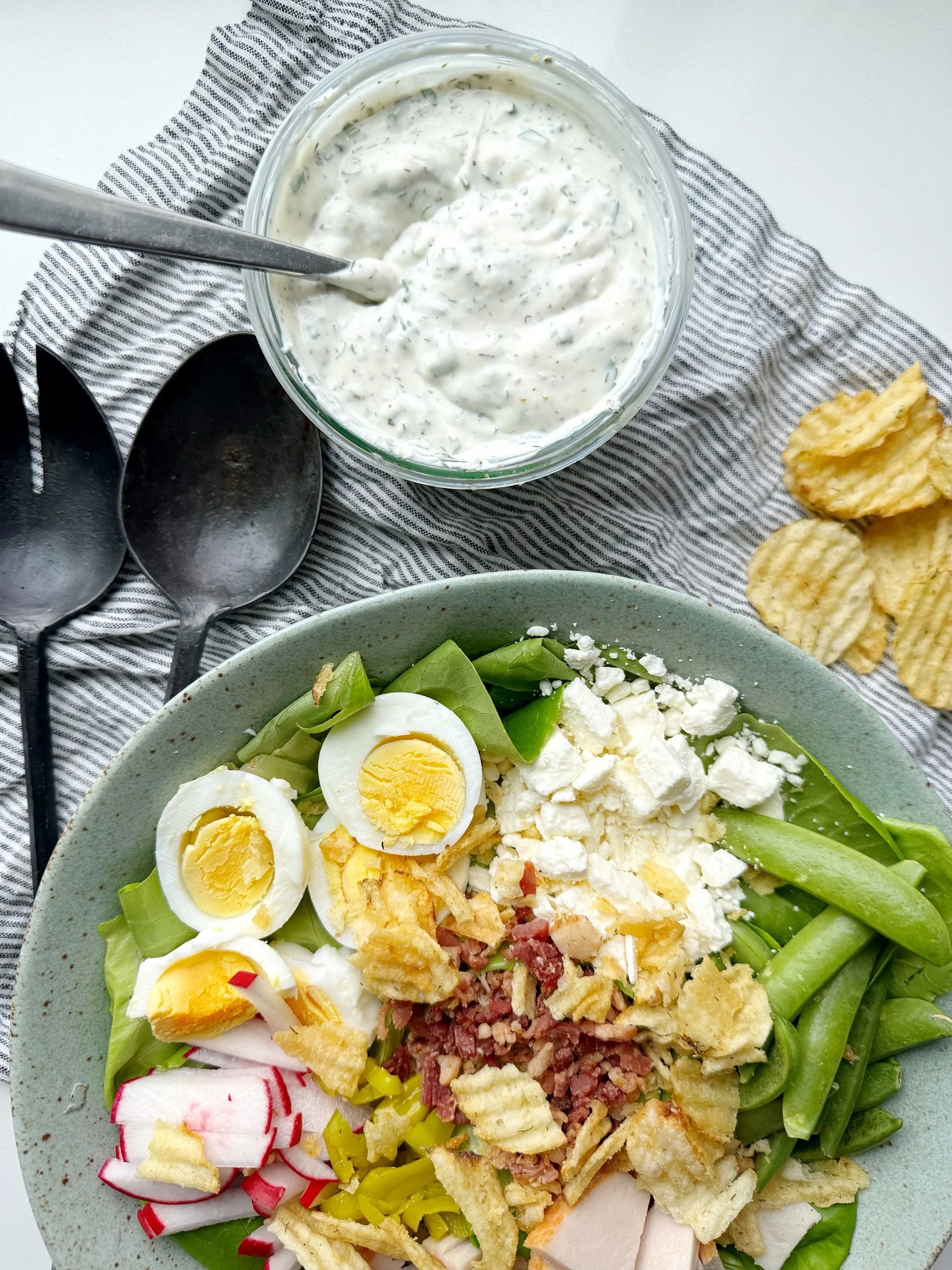 Dill Pickle Ranch and Easy Spring Salad