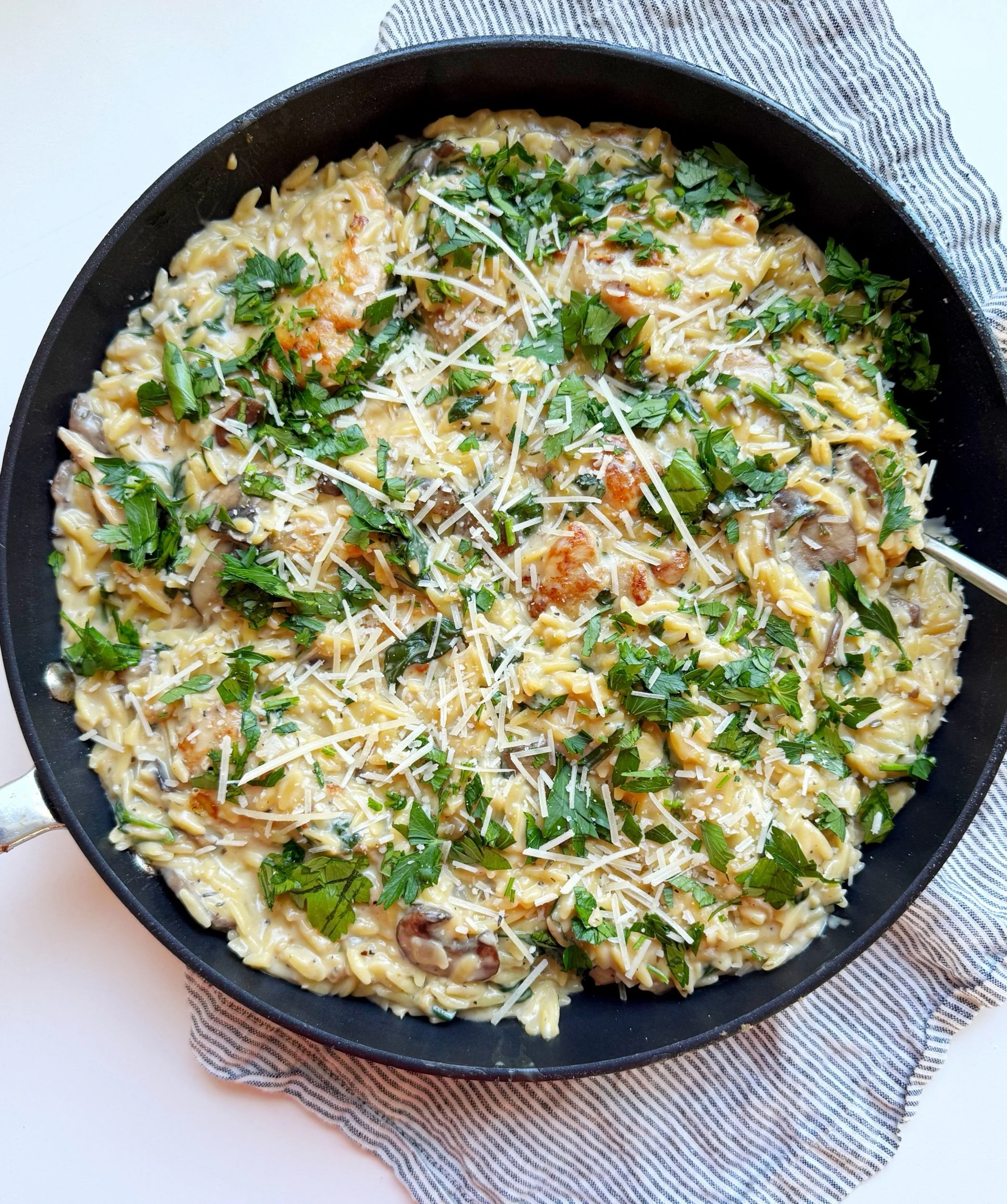 One Pot Chicken and Orzo