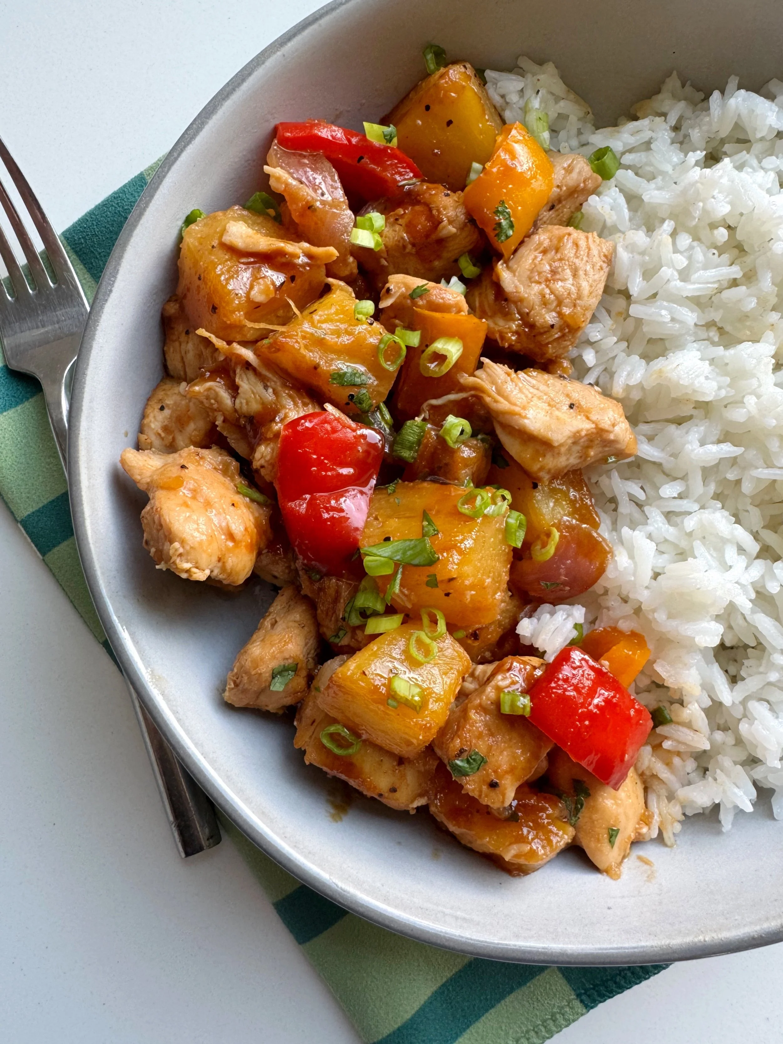 Sheet Pan Chicken and Pineapple