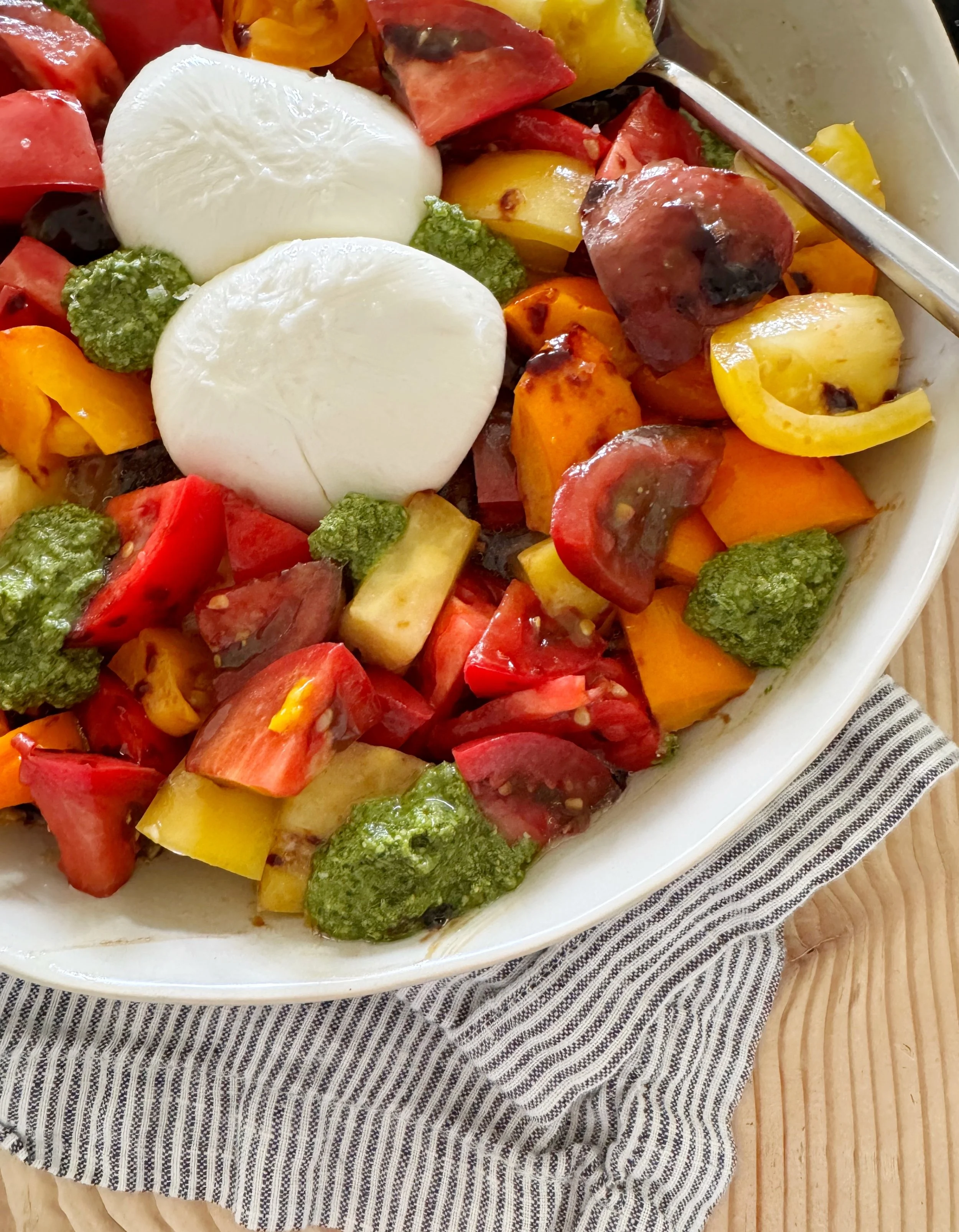 Heirloom Tomatoes and Burrata