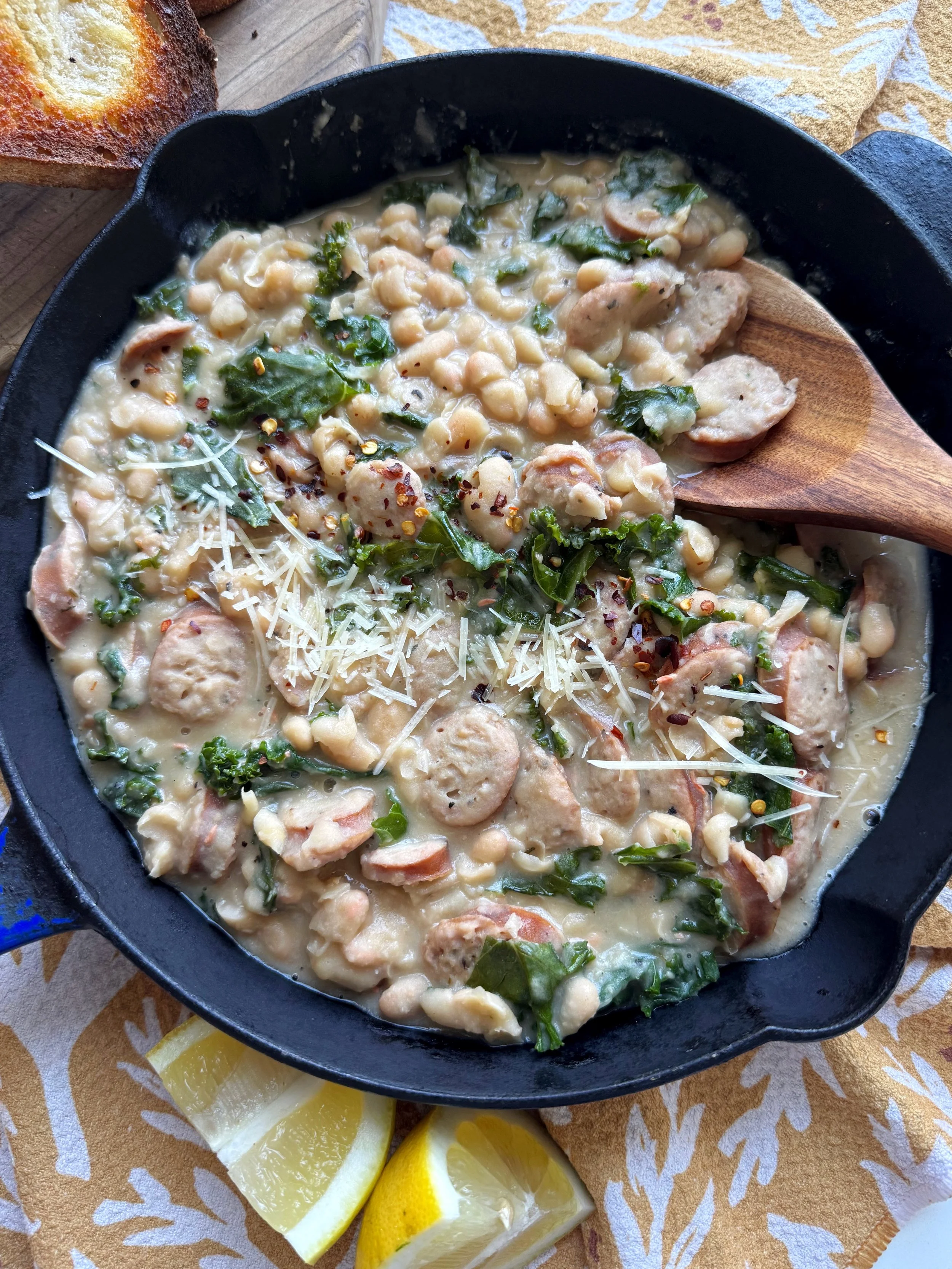 Sausage and White Bean Skillet