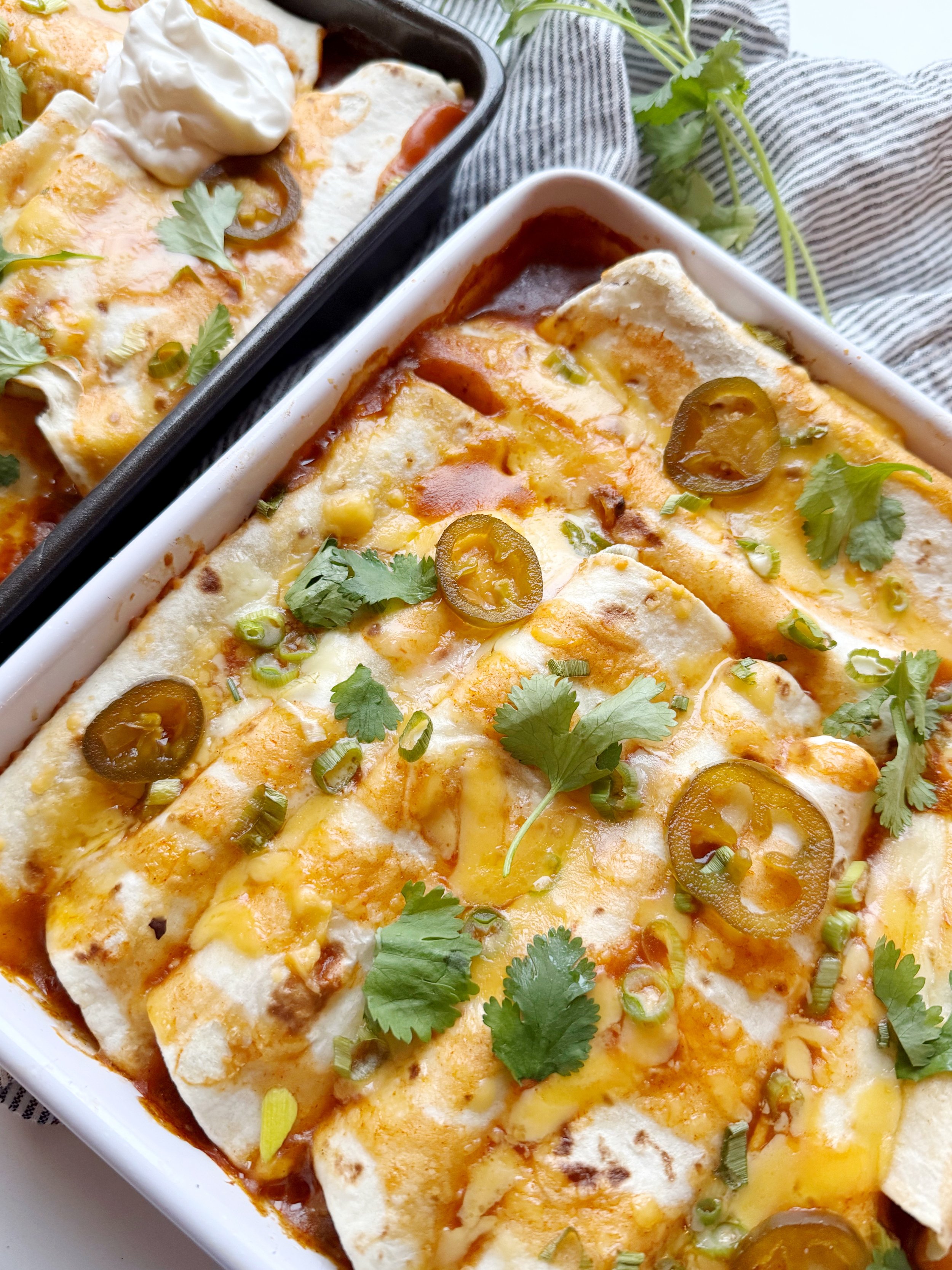 Beef and Cheese Enchiladas