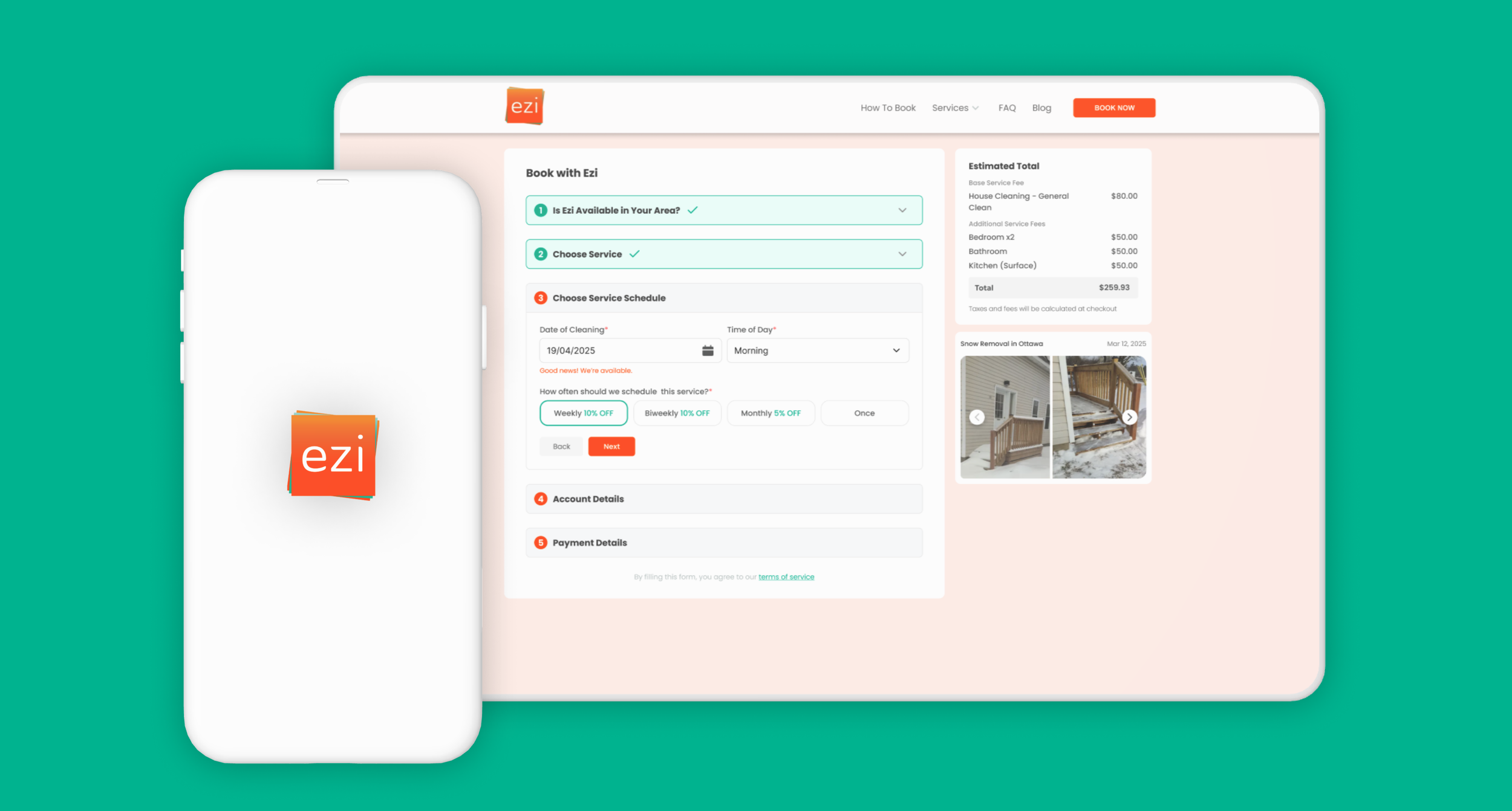 Fixing the booking Friction in On-Demand Home Services