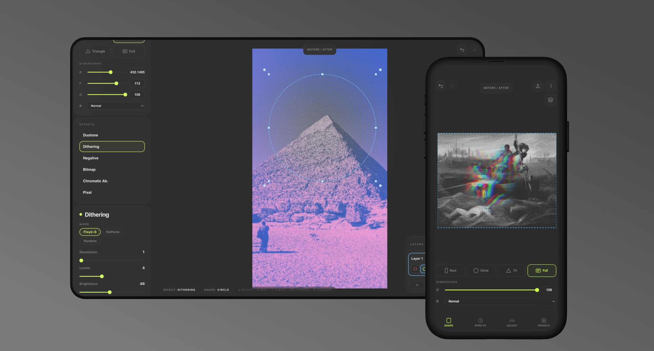 FXlab – Visual Effects Photo Editor built with AI