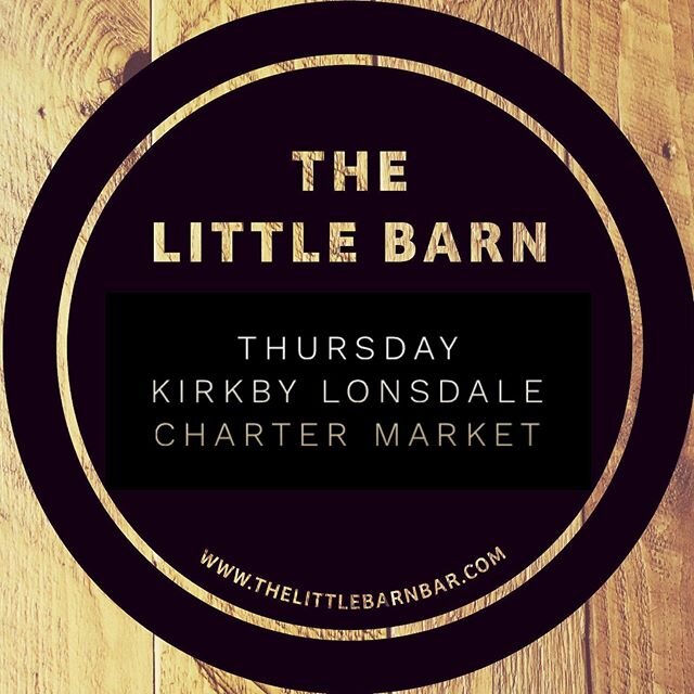 In need of a @kircabiroasters caffeine fix before the weekend, come see The Little Barn Bar tomorrow at Kirkby Lonsdale market square for takeaway coffees, iced coffee, hot chocolate or a cooling drink of it&rsquo;s a warm one 🤞
#market #coffeebar #