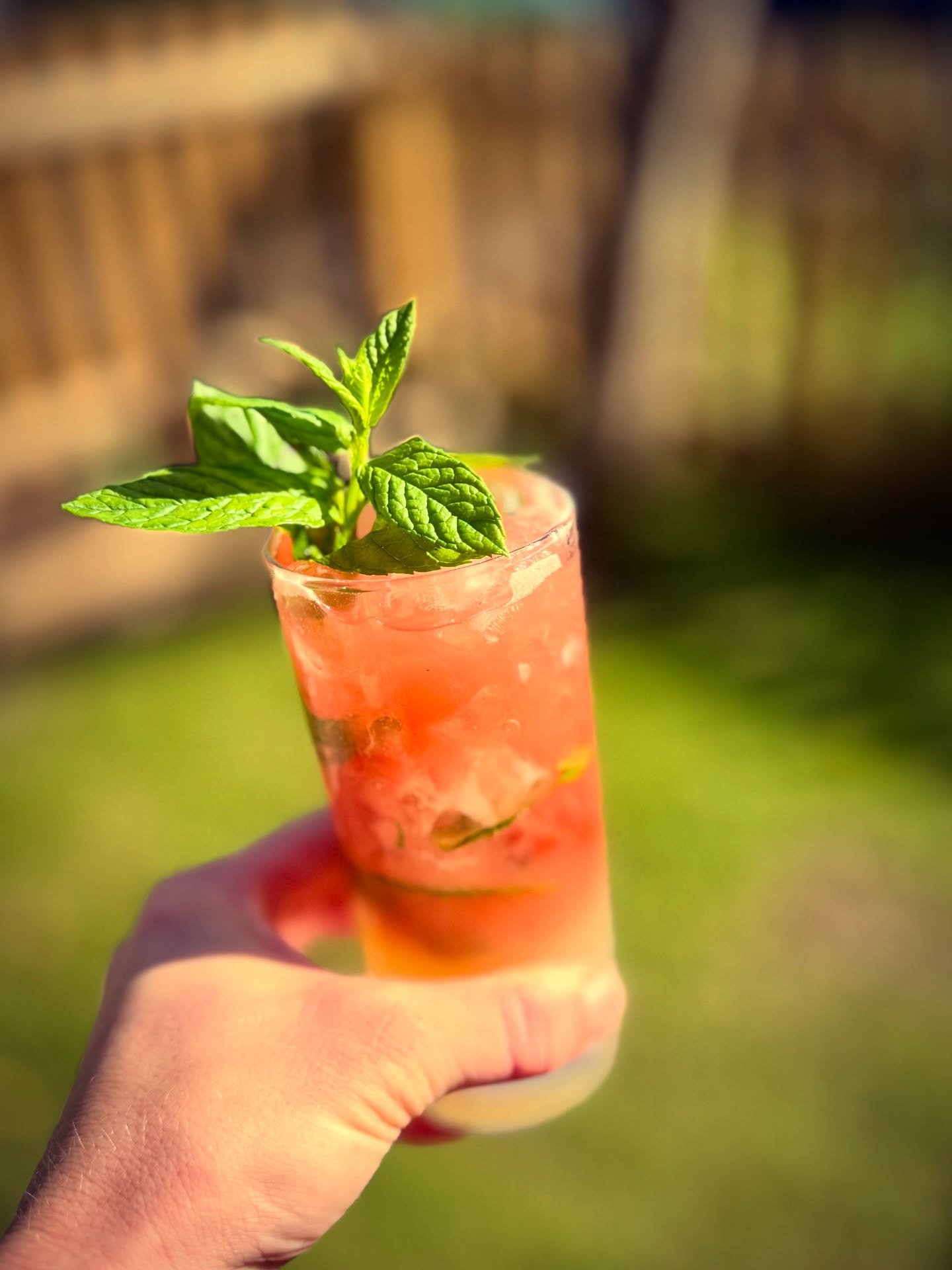Watermelon Mojito 🍉🍉🍉

&bull;50ml White rum
&bull;25ml Lime juice
&bull;25ml Sugar
&bull;Fresh mint leaves &amp; lime wedges 
&bull;Soda
&bull;Topped with blended watermelon &amp; mint 

The perfect summer cooler cocktail, leave the rum out for a 