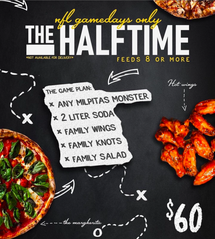 NFL Gameday Specials — The Pizza Box A Milpitas Original Since 1986