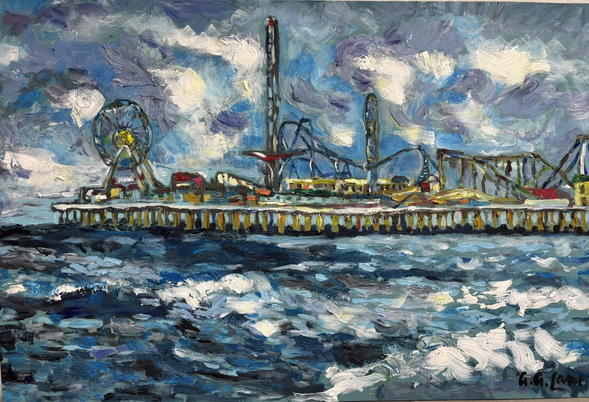 Stormy Pier