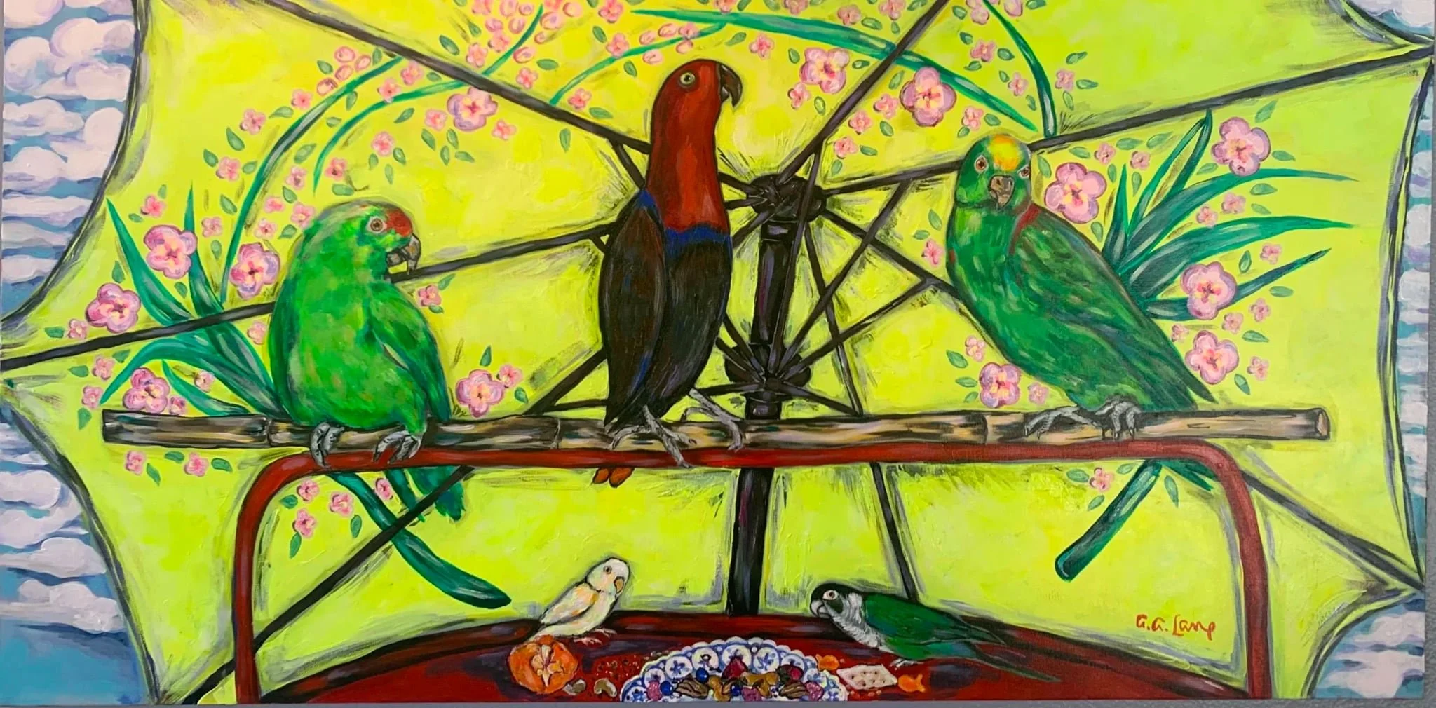 Under the yellow Umbrella