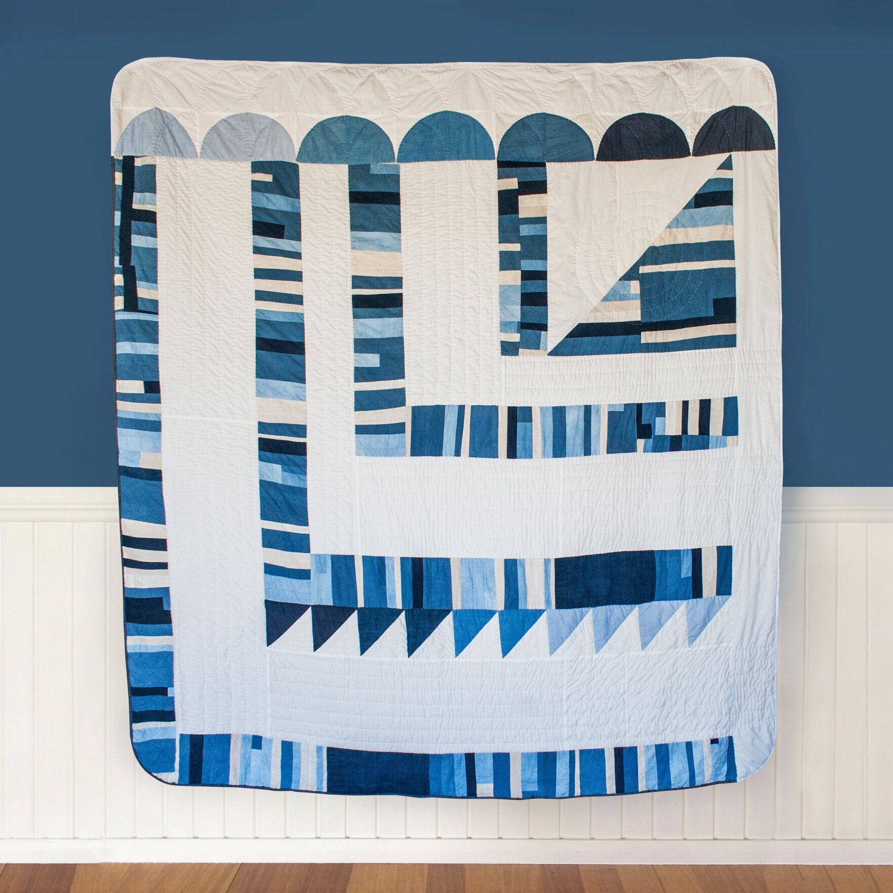 Copy of She Calls The Sea Quilt - naturally dyed