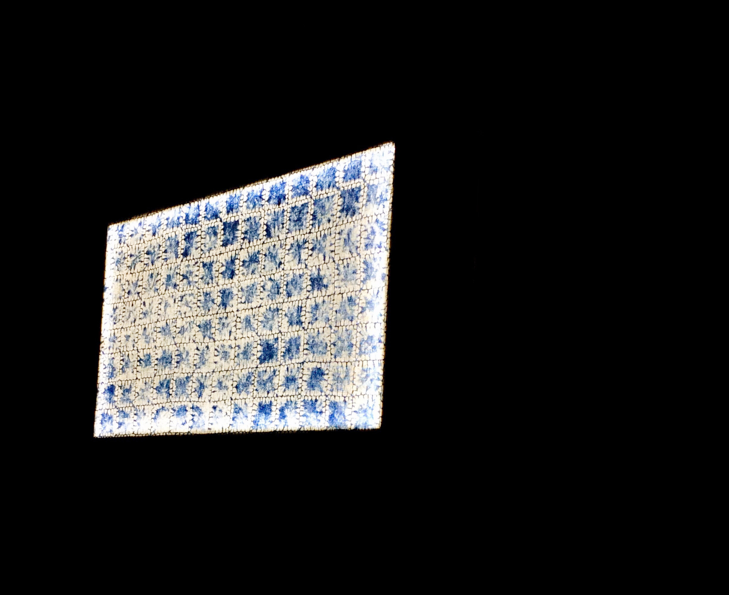 Copy of Copy of Shirokage Shibori Lightbox naturally dyed and hand stitched